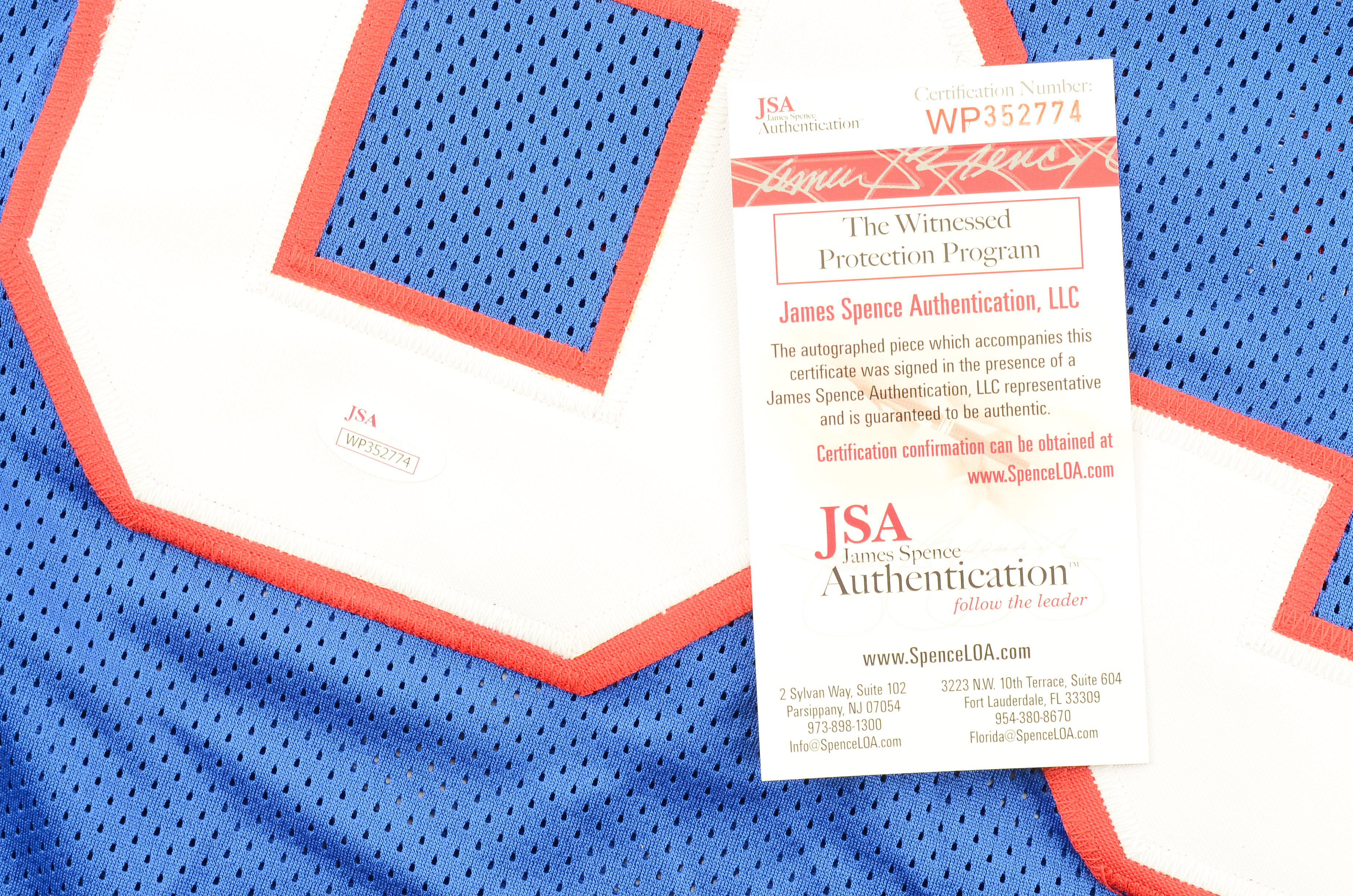 Andre Reed Signed Bills Jersey  COA