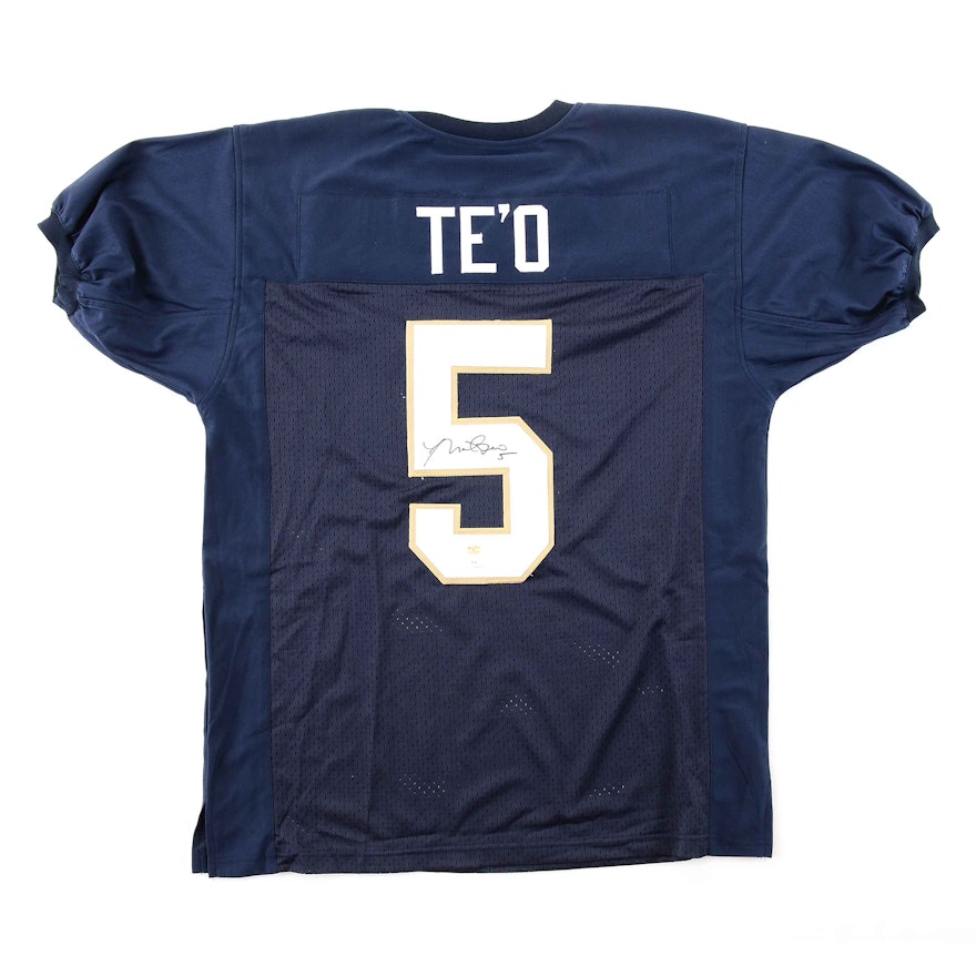 Manti Te'o Signed Notre Dame Jersey  COA