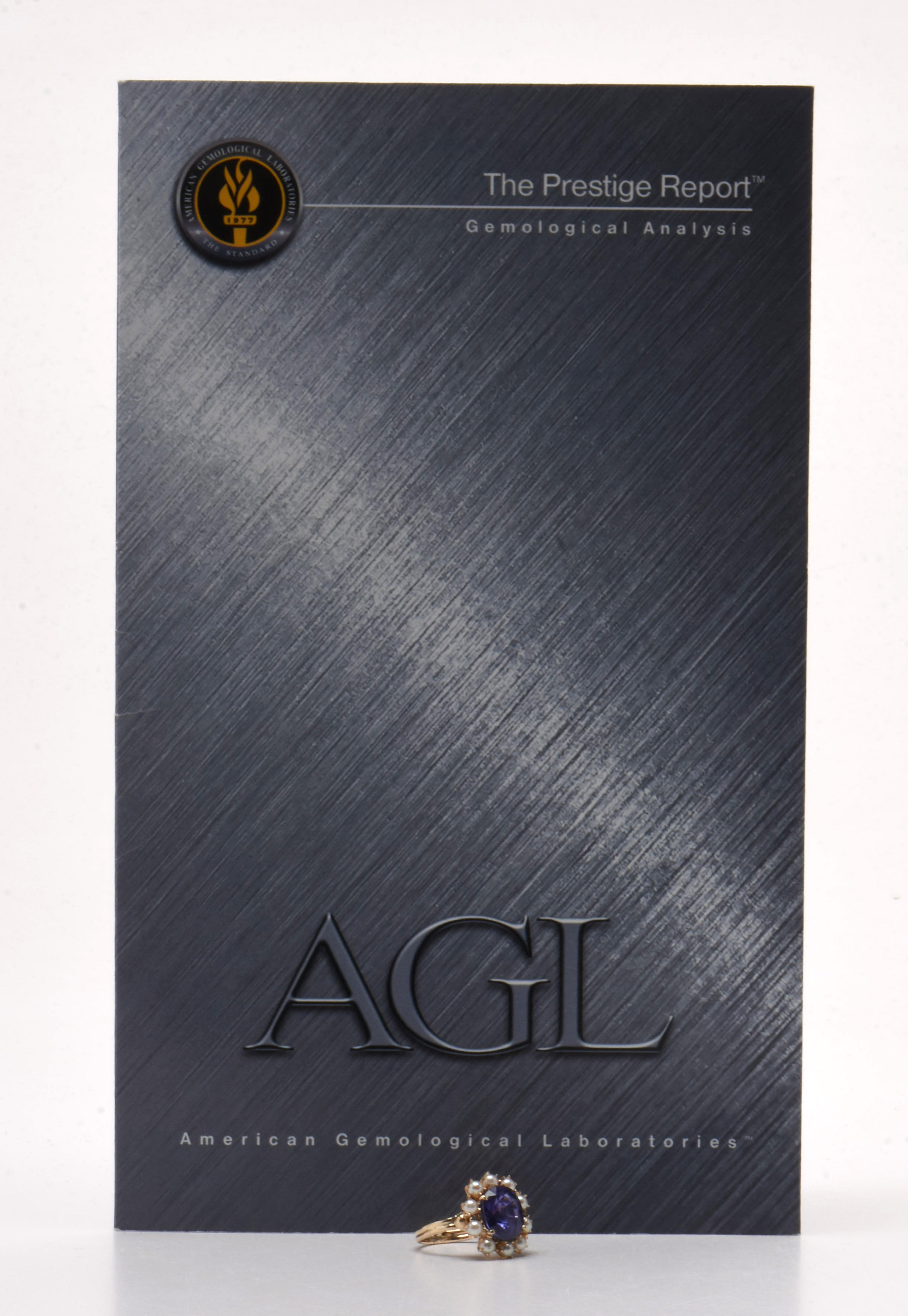 Victorian 14K Yellow Gold Natural Ceylon Color-Change Sapphire and Pearl Ring