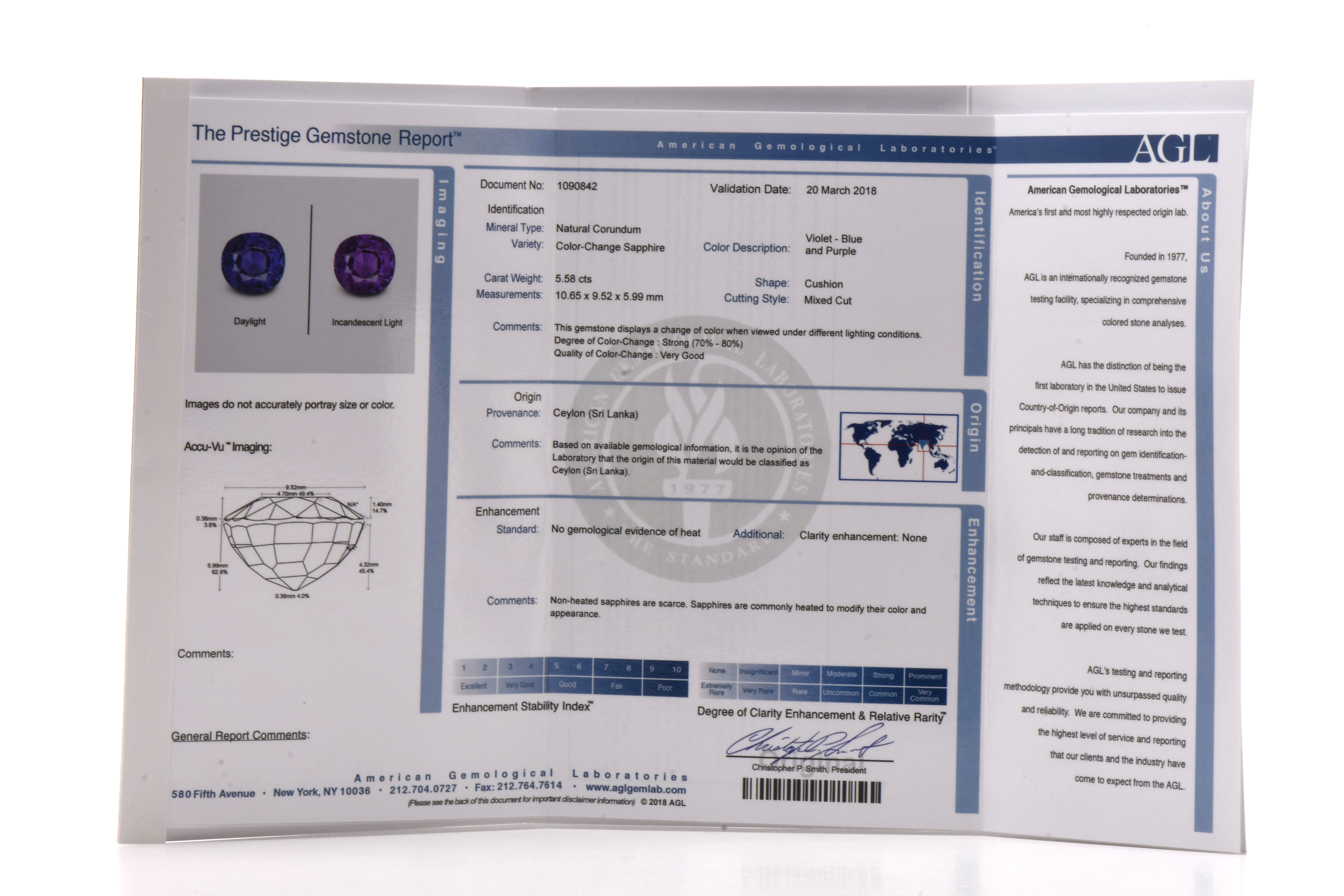 Victorian 14K Yellow Gold Natural Ceylon Color-Change Sapphire and Pearl Ring