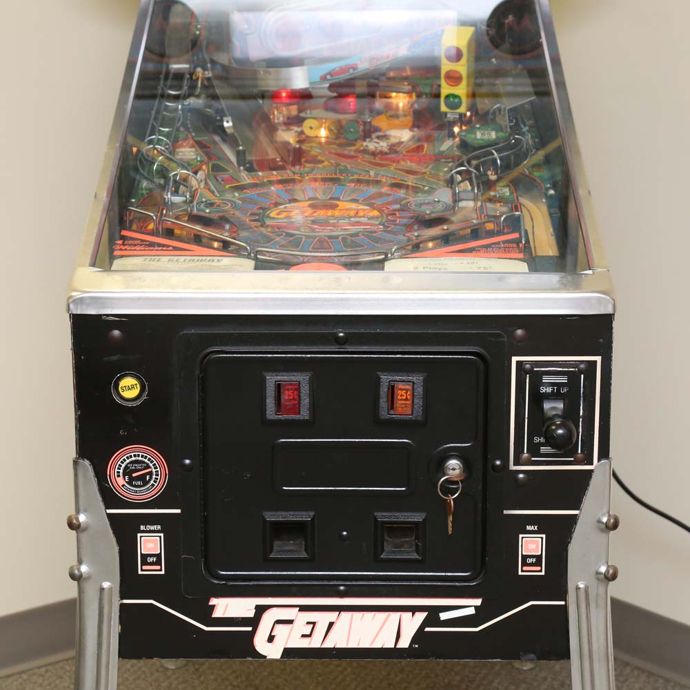 1992 "The Getaway: High Speed II" Williams Pinball Machine