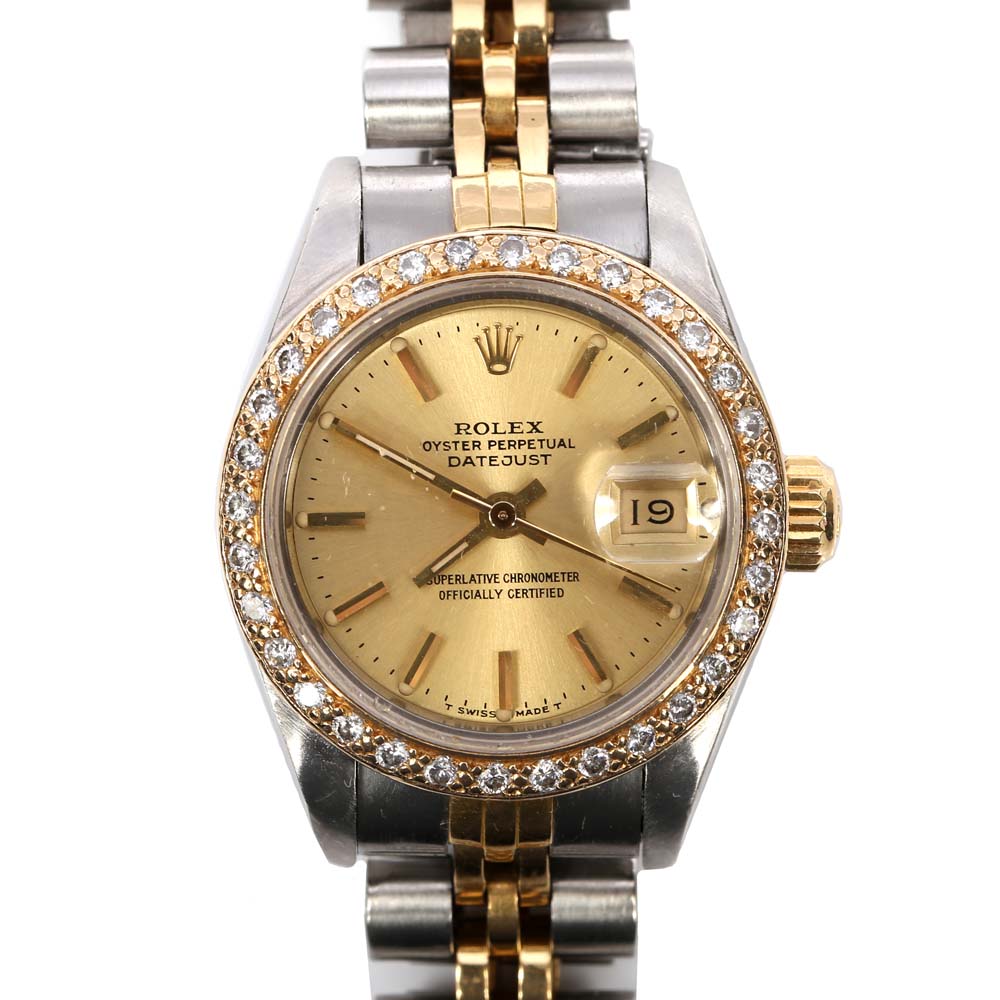 Rolex Oyster Perpetual Datejust Stainless Steel and 18K Yellow Gold Watch