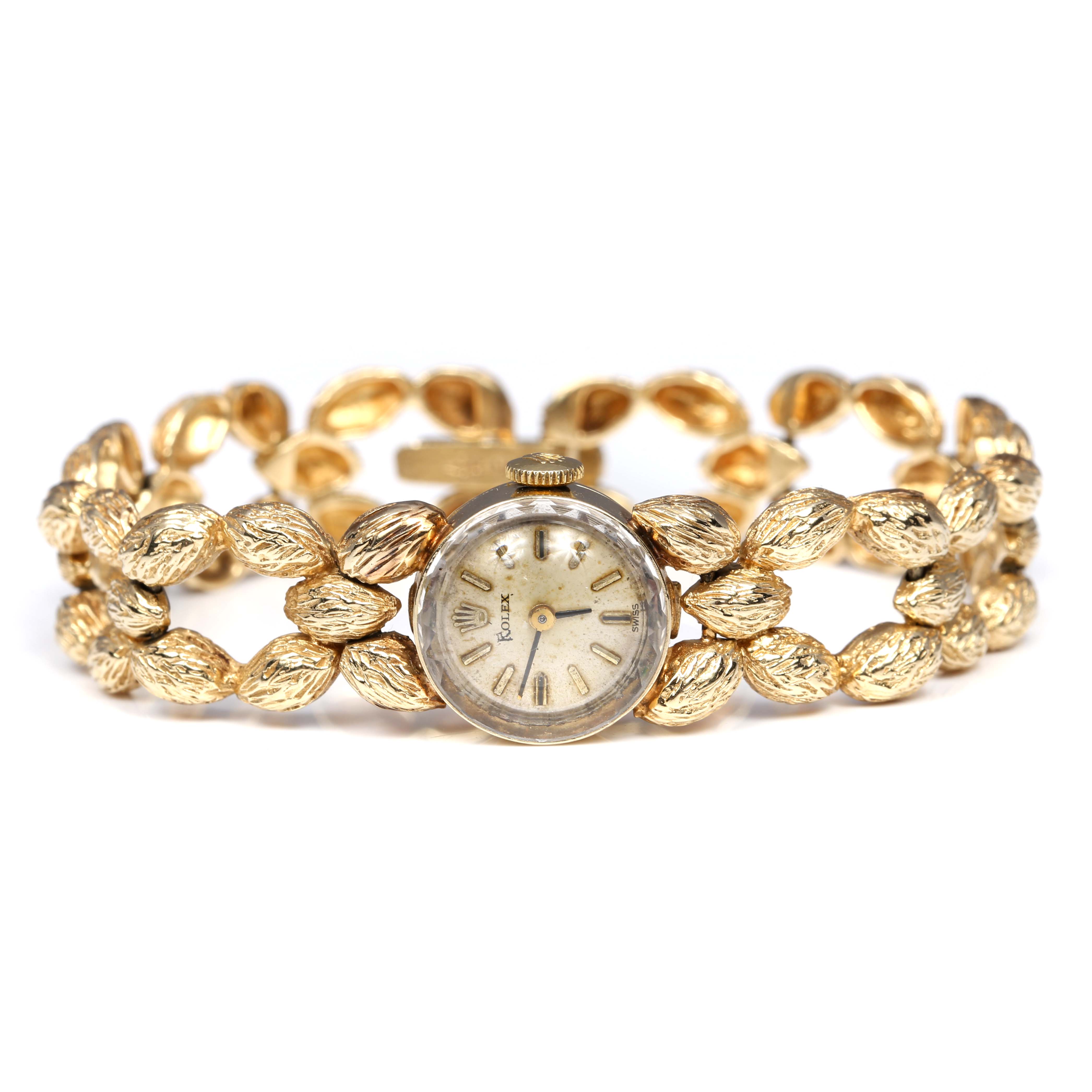 Vintage 14K Yellow Gold Rolex Watch