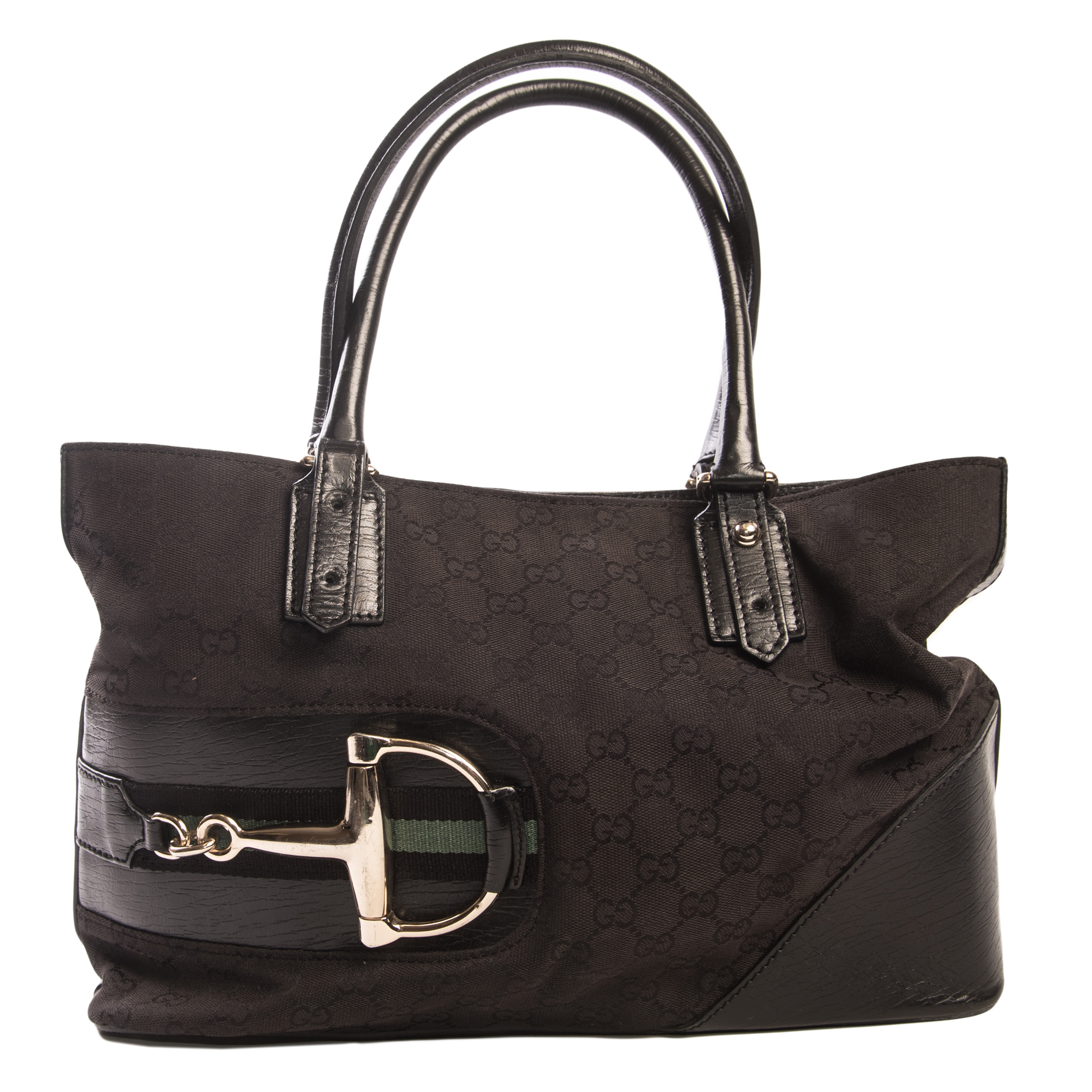 Gucci Signature Horsebit Hasler Tote