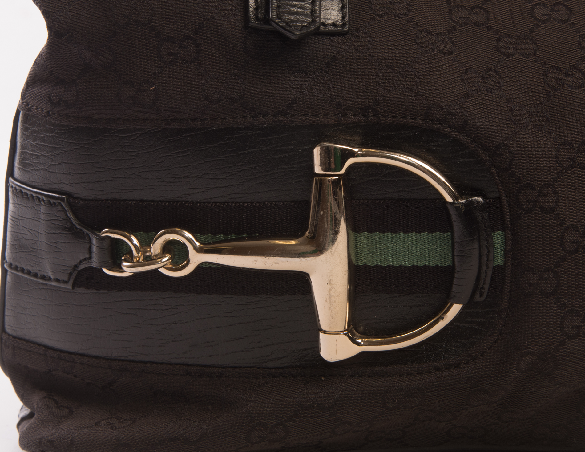 Gucci Signature Horsebit Hasler Tote