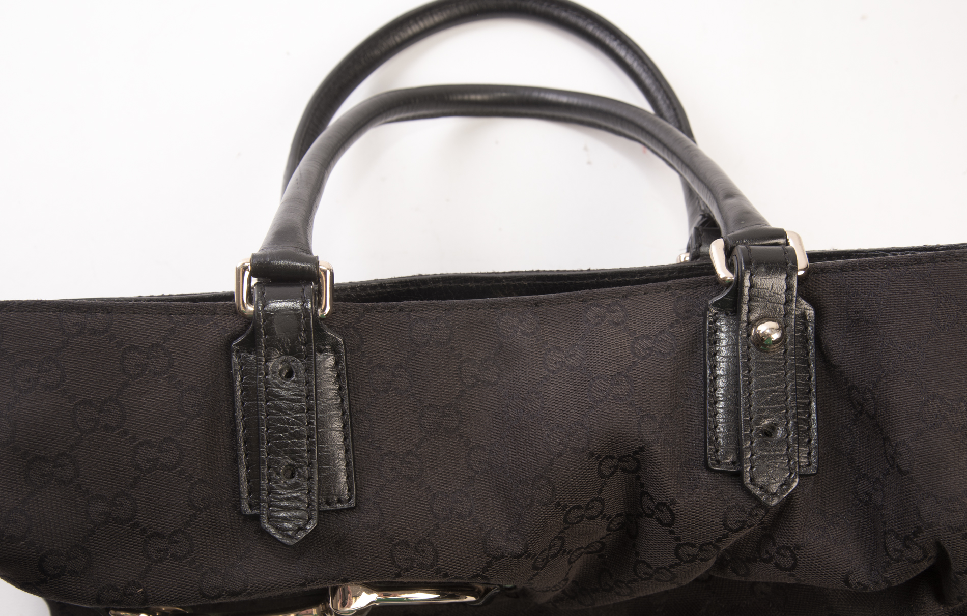 Gucci Signature Horsebit Hasler Tote