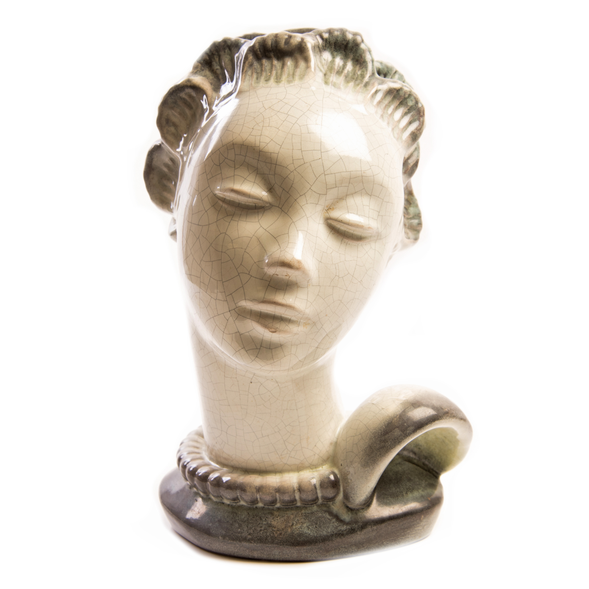 Vintage Ceramic Bust by Marianne Starck for Michael Andersen Studios