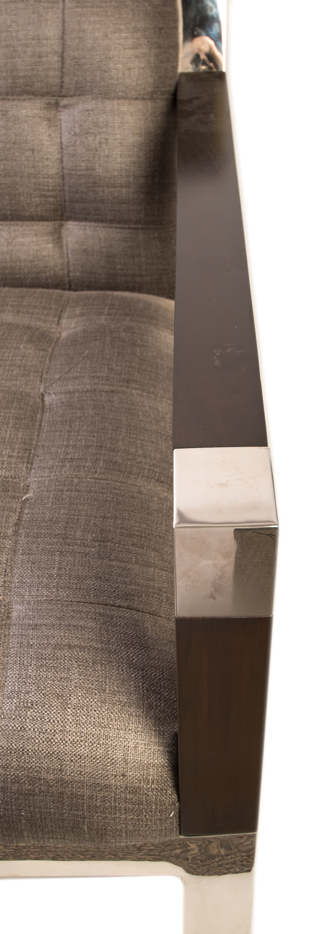 Modern Chrome Armchair