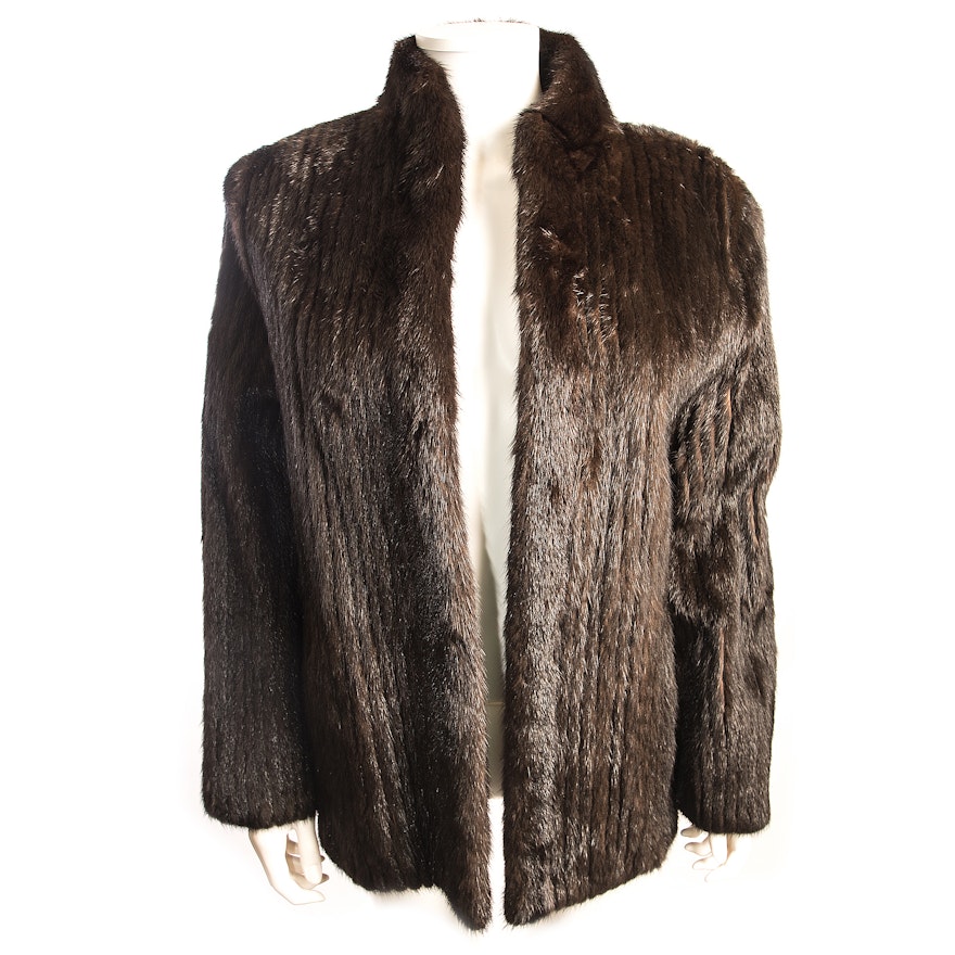 Vintage Sheared Mink Fur Coat