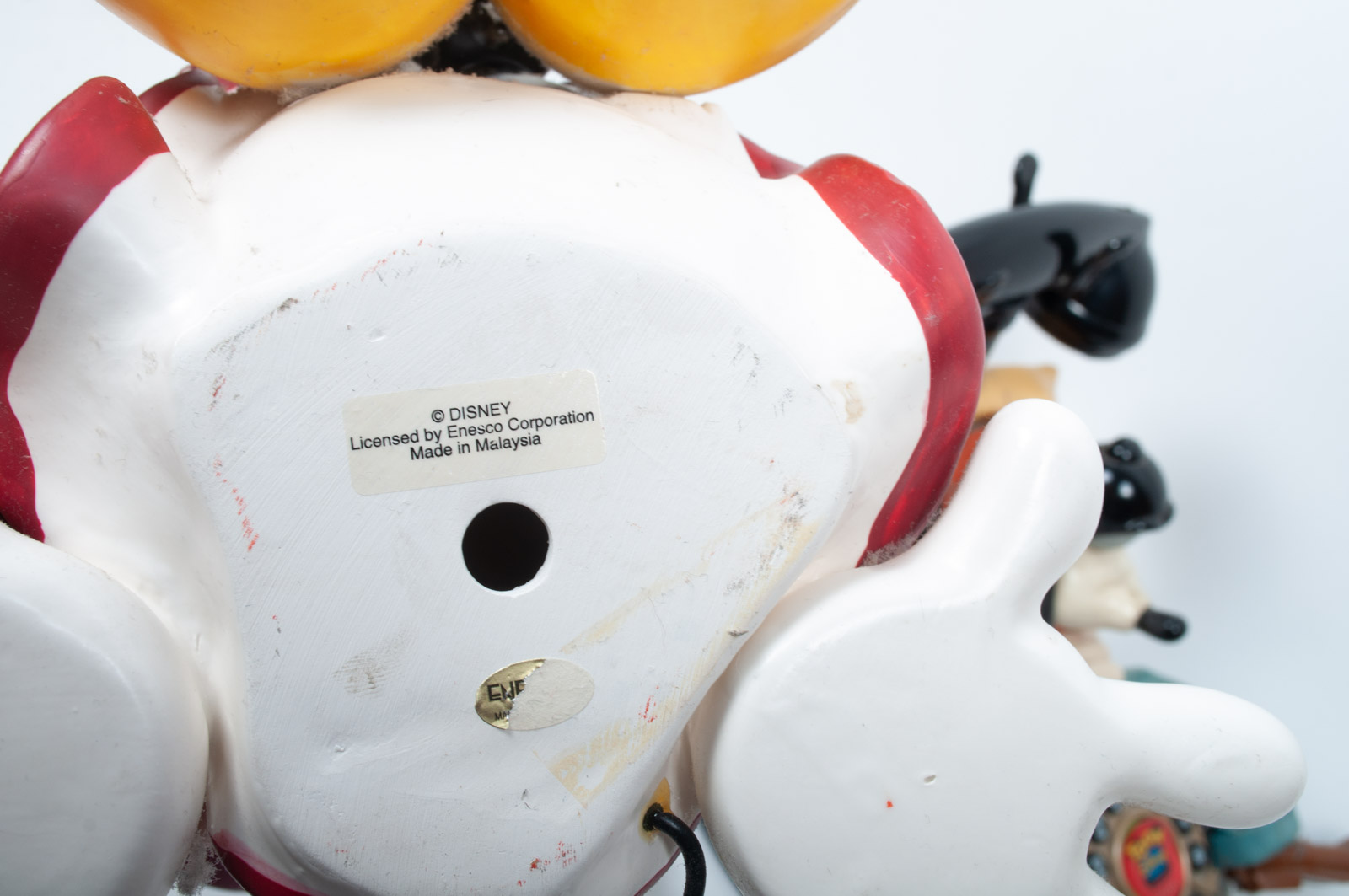 Set of Walt Disney Character Figurines and Telephone