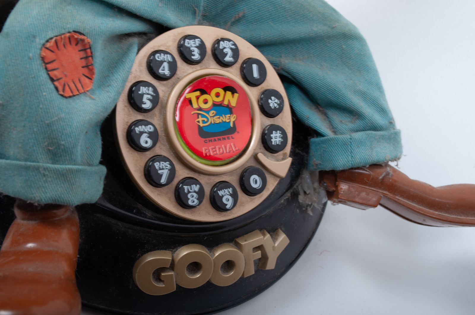 Set of Walt Disney Character Figurines and Telephone