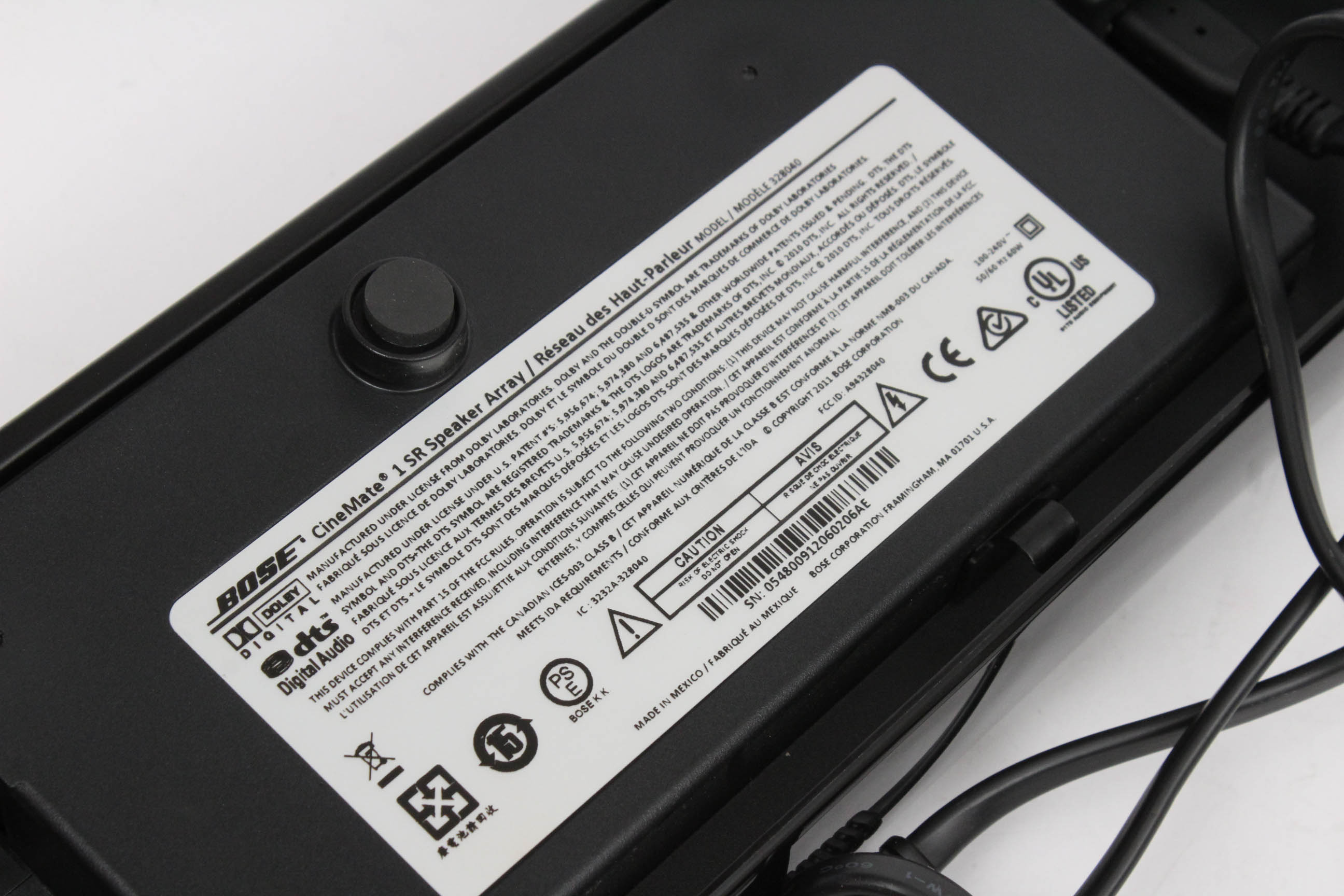 Bose CineMate Home Theater Sound System