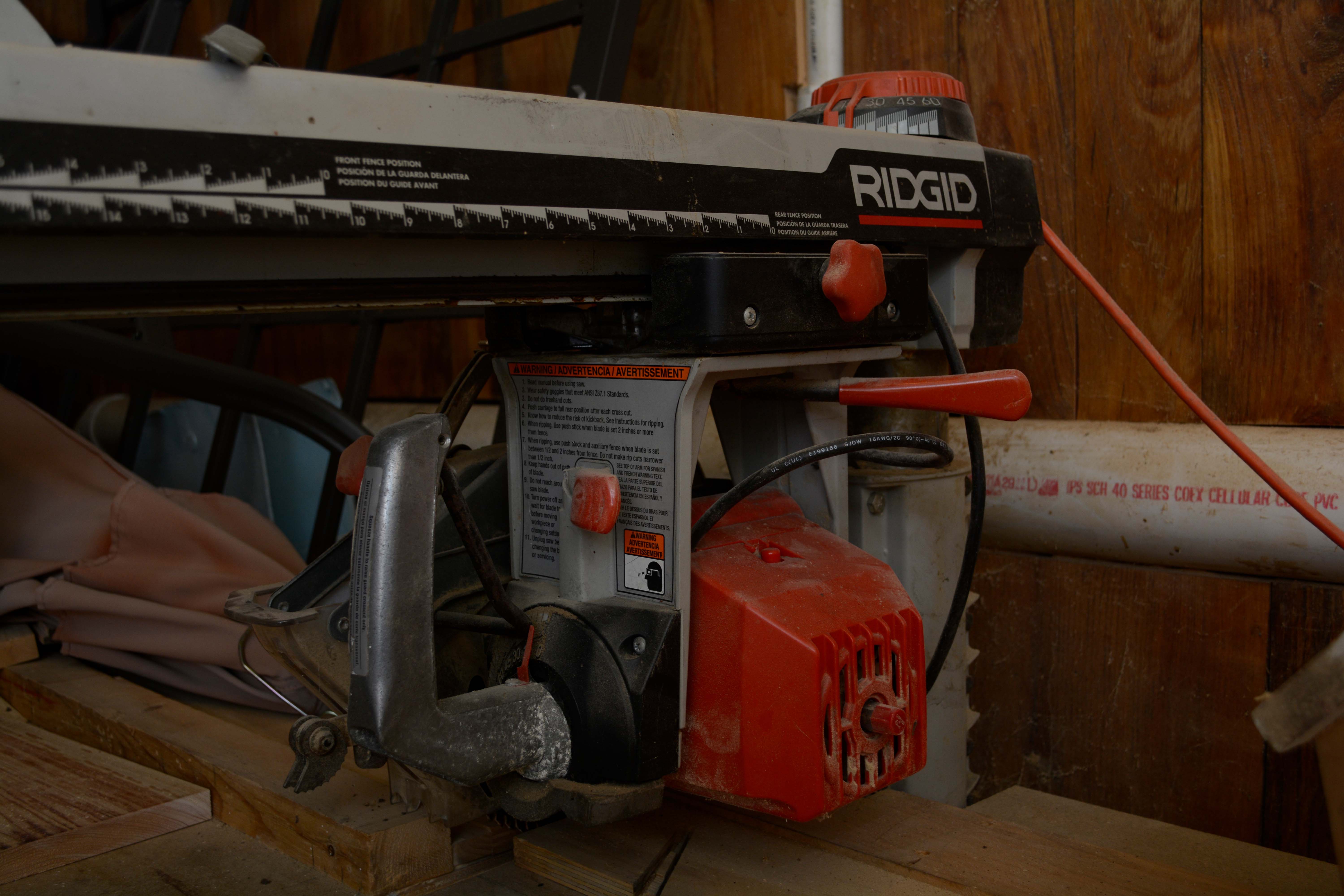 Ridgid 10" Radial Arm Saw