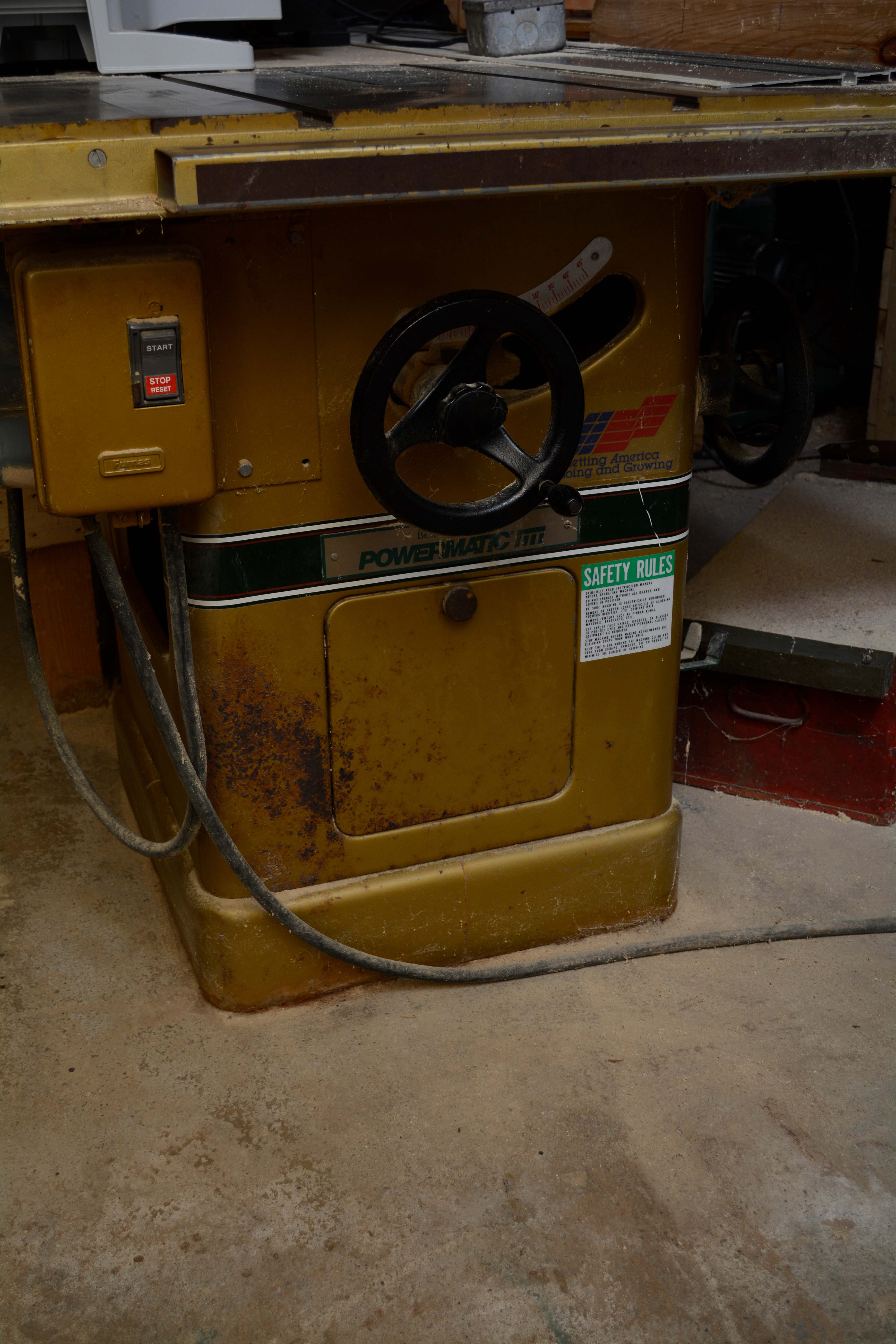 Vintage Powermatic Model 66  Table Saw