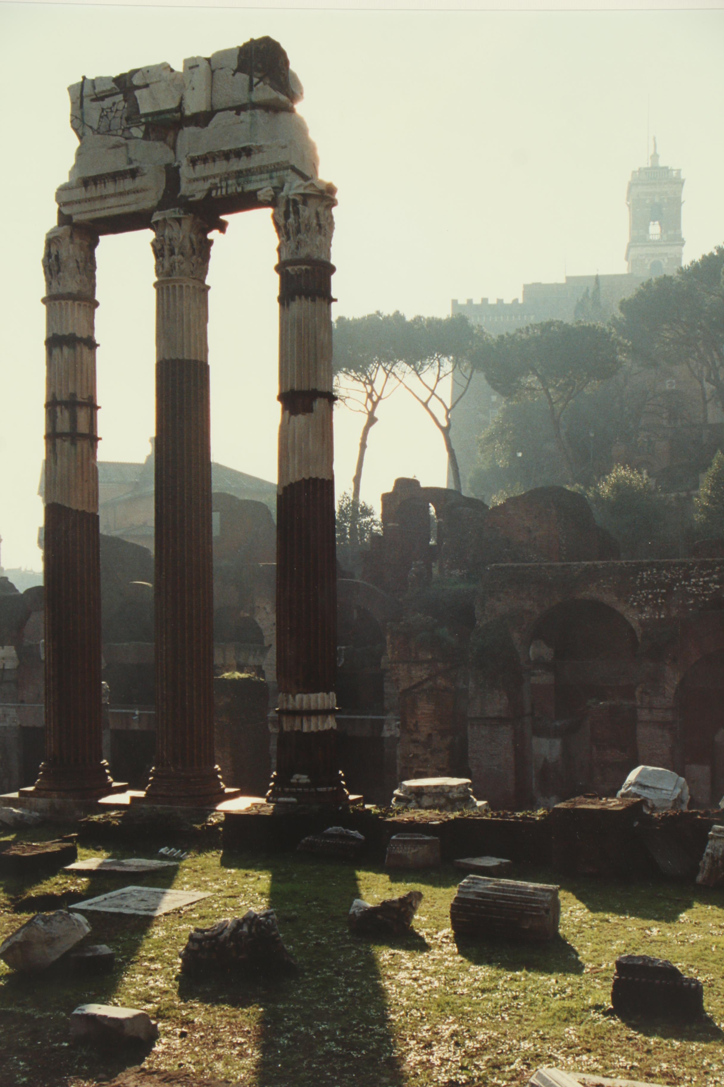 Chromogenic Color Photograph of the Roman Forum