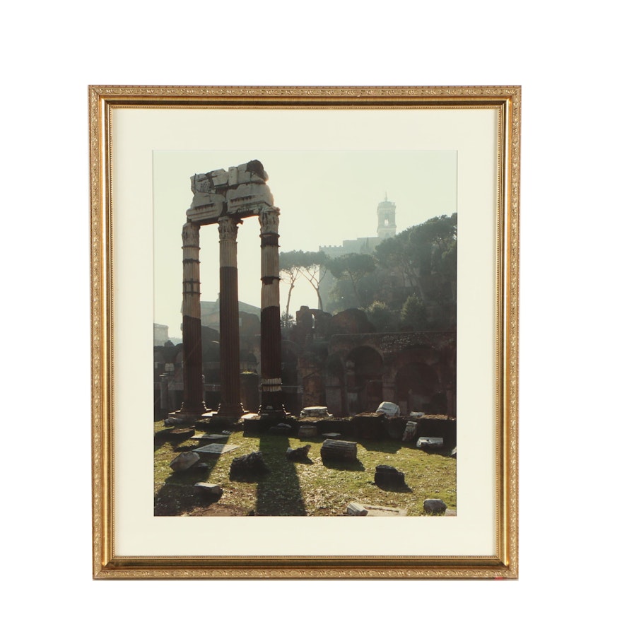 Chromogenic Color Photograph of the Roman Forum