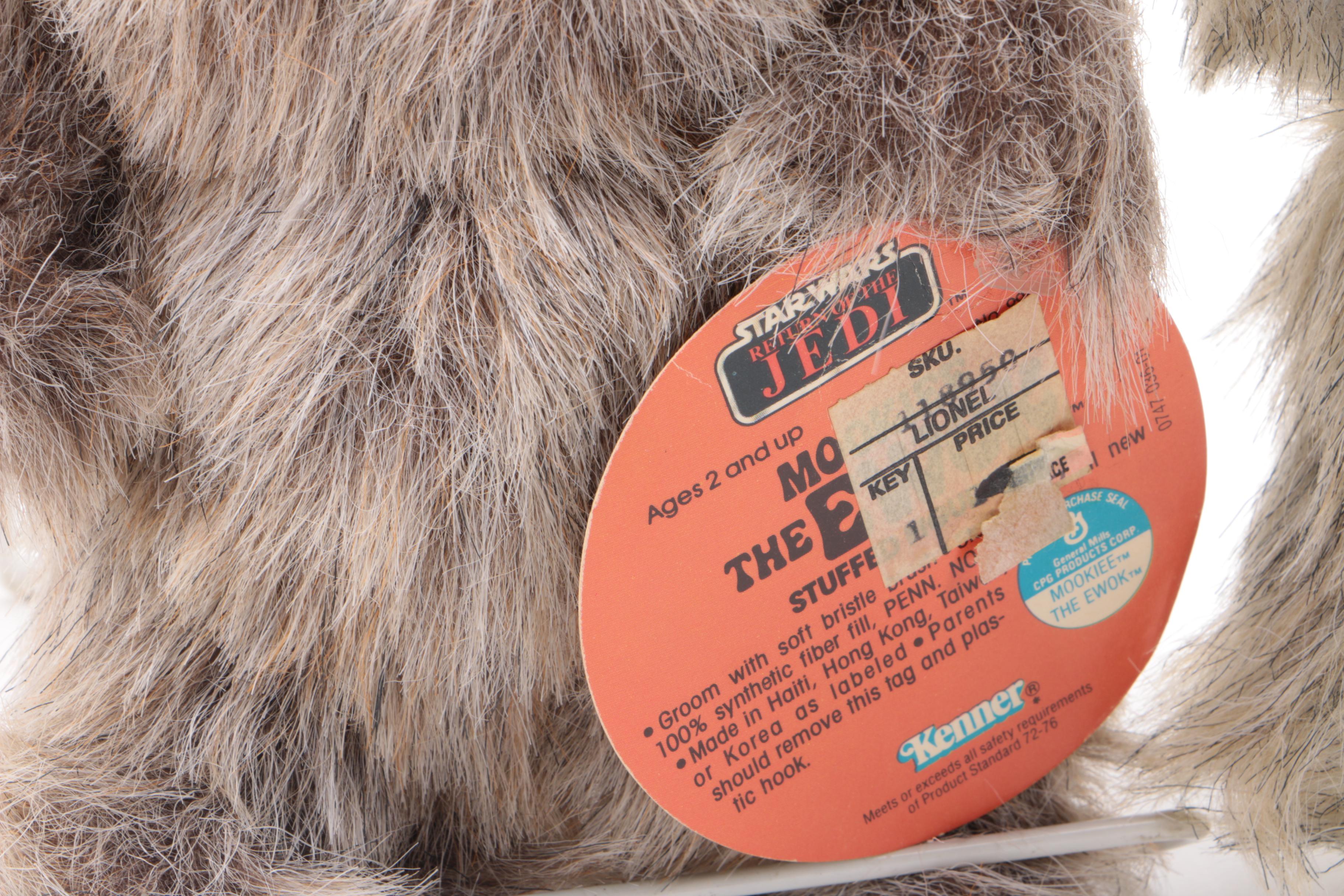 1983 Kenner "Leeni" and "Mookiee" Plush Ewoks
