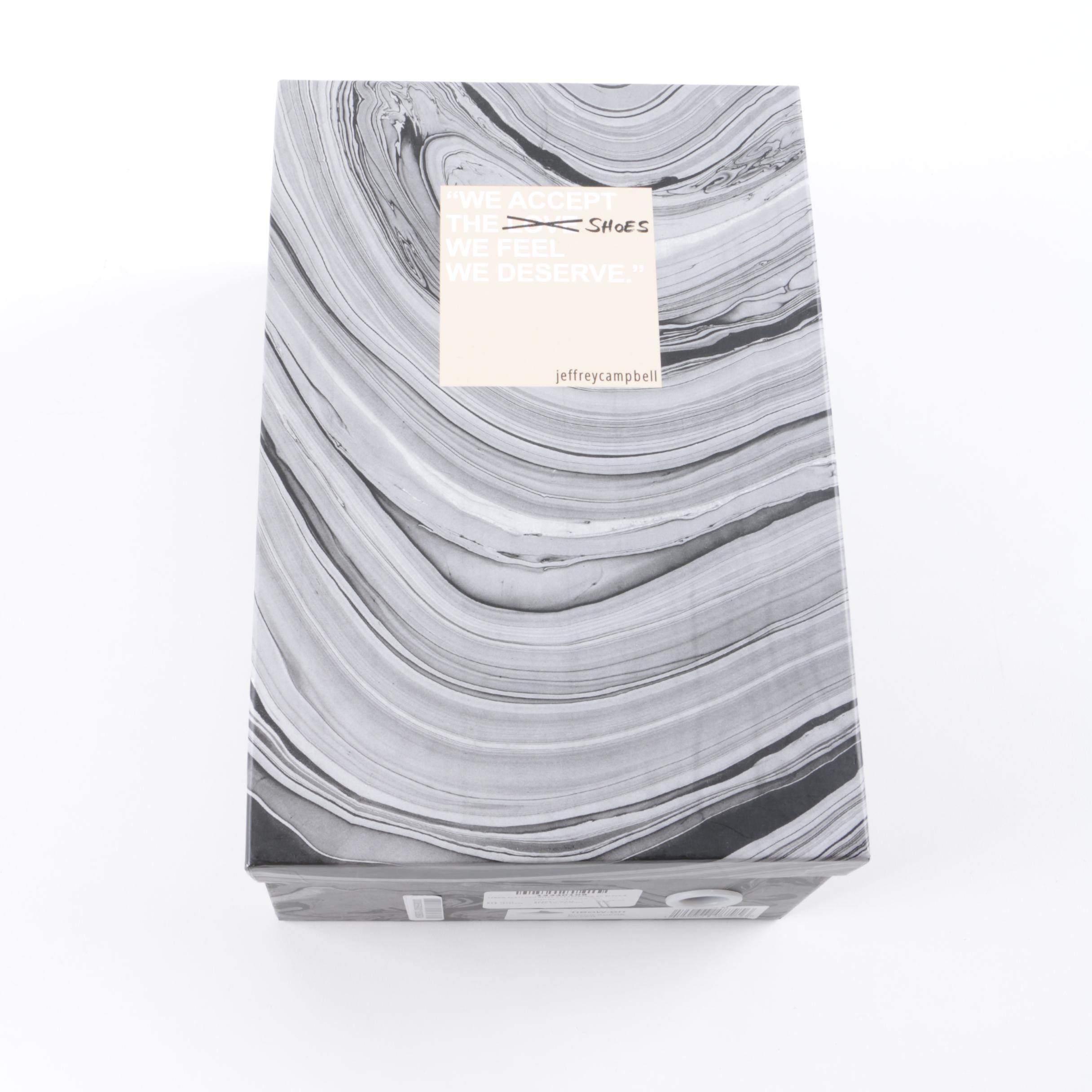 Jeffrey Campbell Black Suede Sneaker Mules