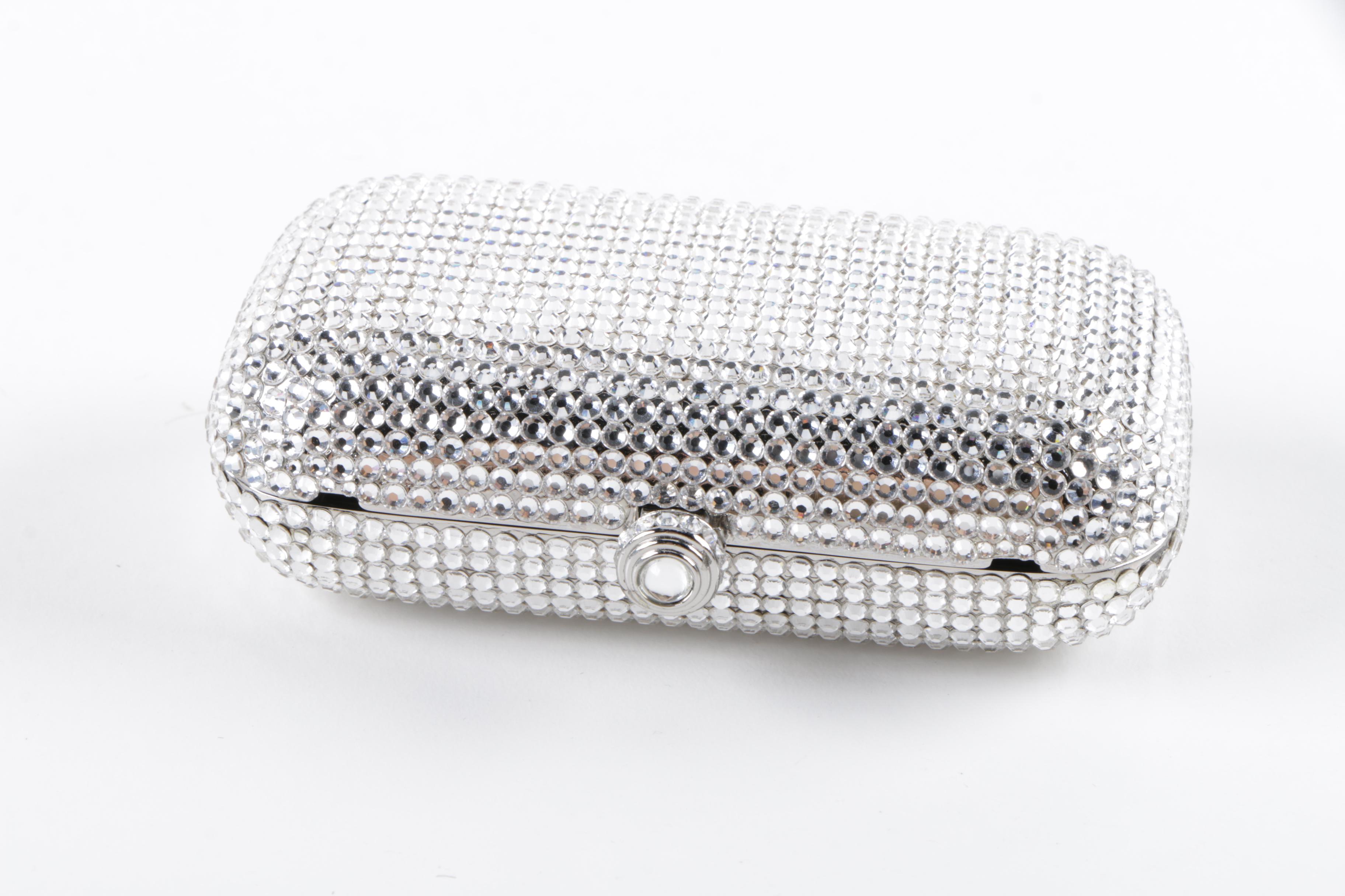 Anthony David Crystal Rhinestone Embellished Evening Purse