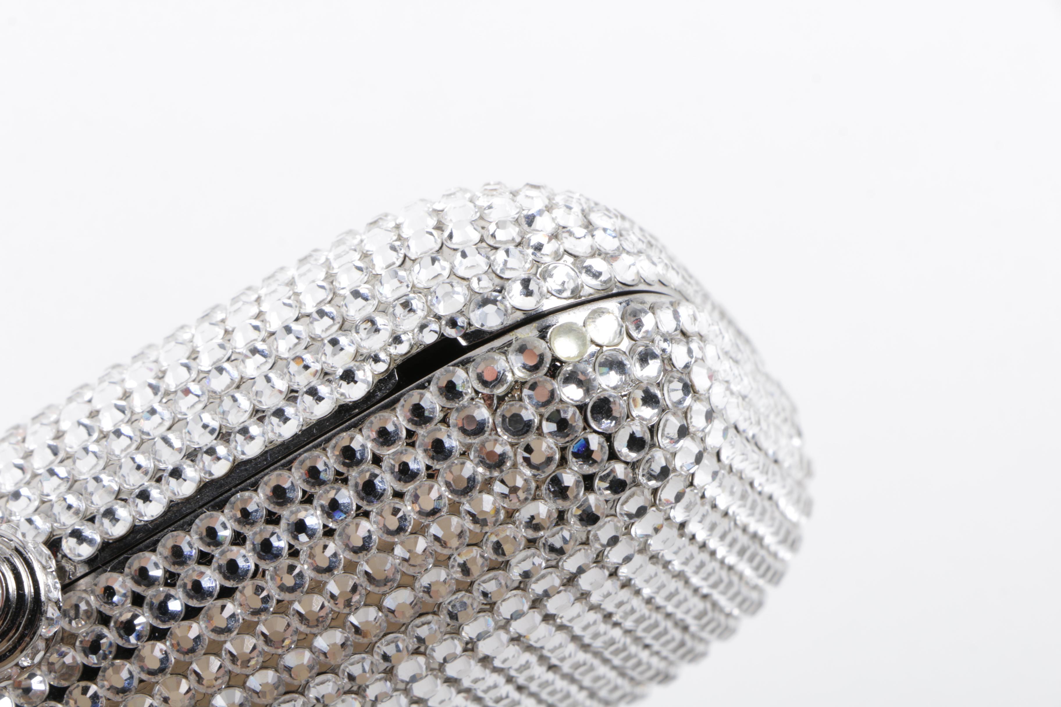 Anthony David Crystal Rhinestone Embellished Evening Purse