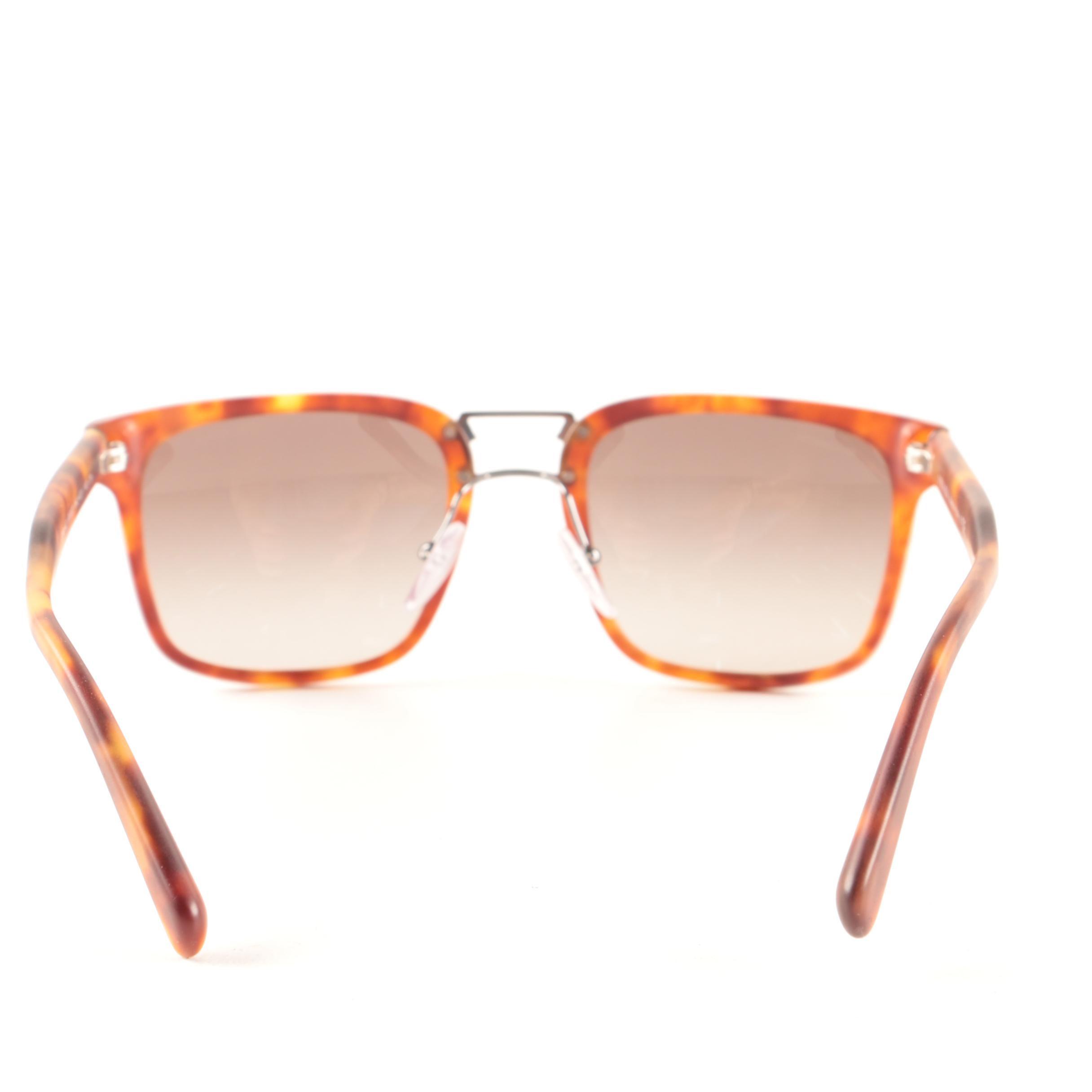 Prada SPR 14T Tortoiseshell Style Sunglasses