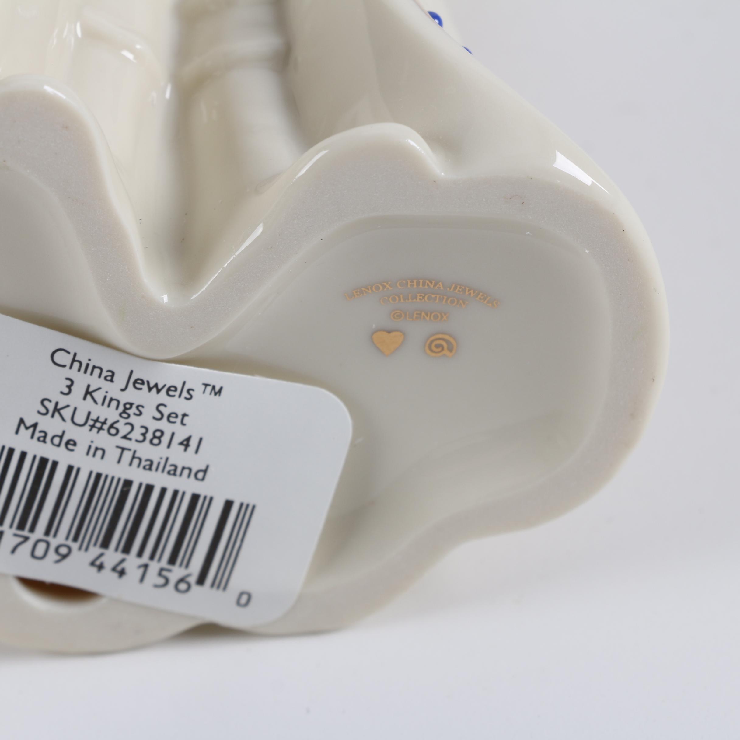 Lenox "China Jewels" Three Kings Set Porcelain Figurines