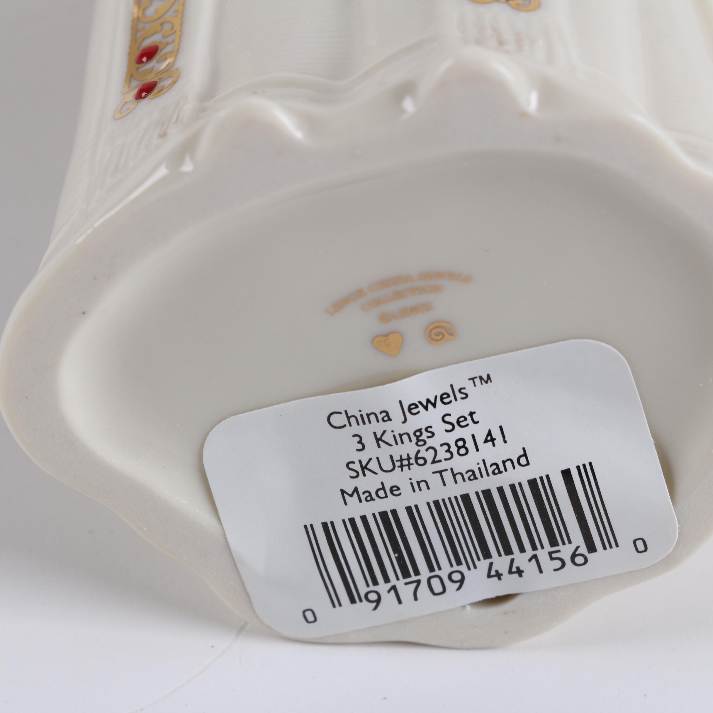 Lenox "China Jewels" Three Kings Set Porcelain Figurines