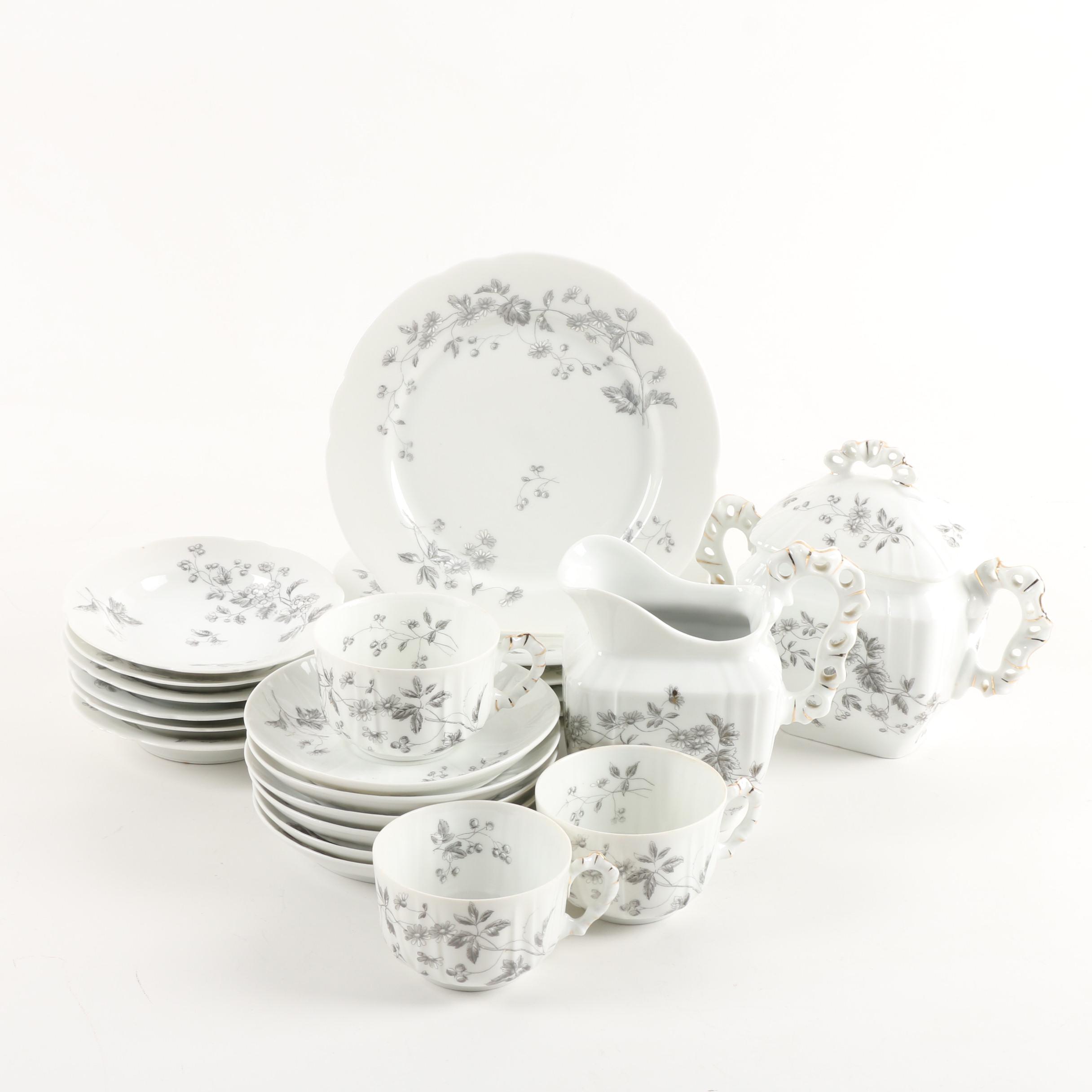 Antique Leonard Vienna Porcelain Tableware