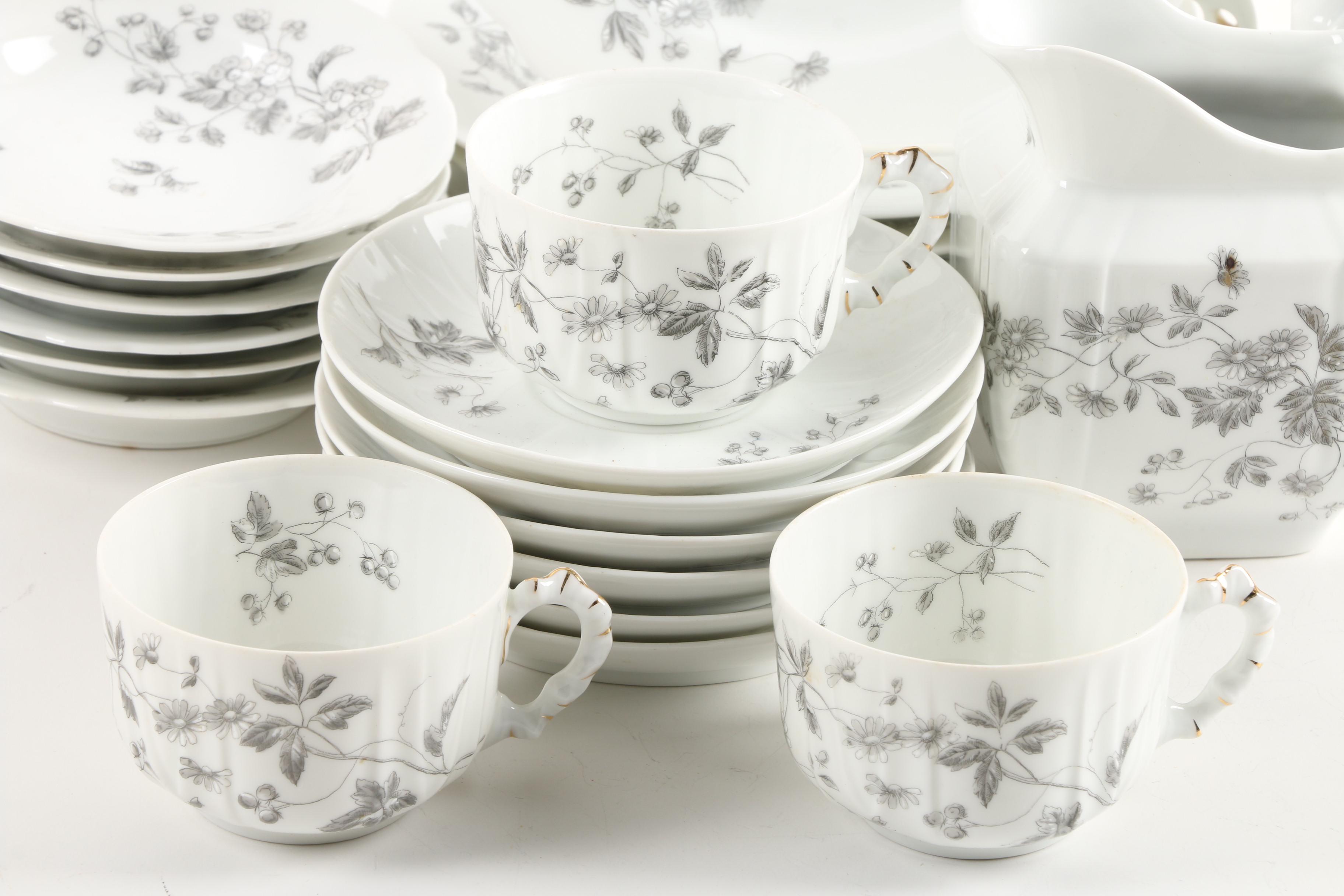 Antique Leonard Vienna Porcelain Tableware