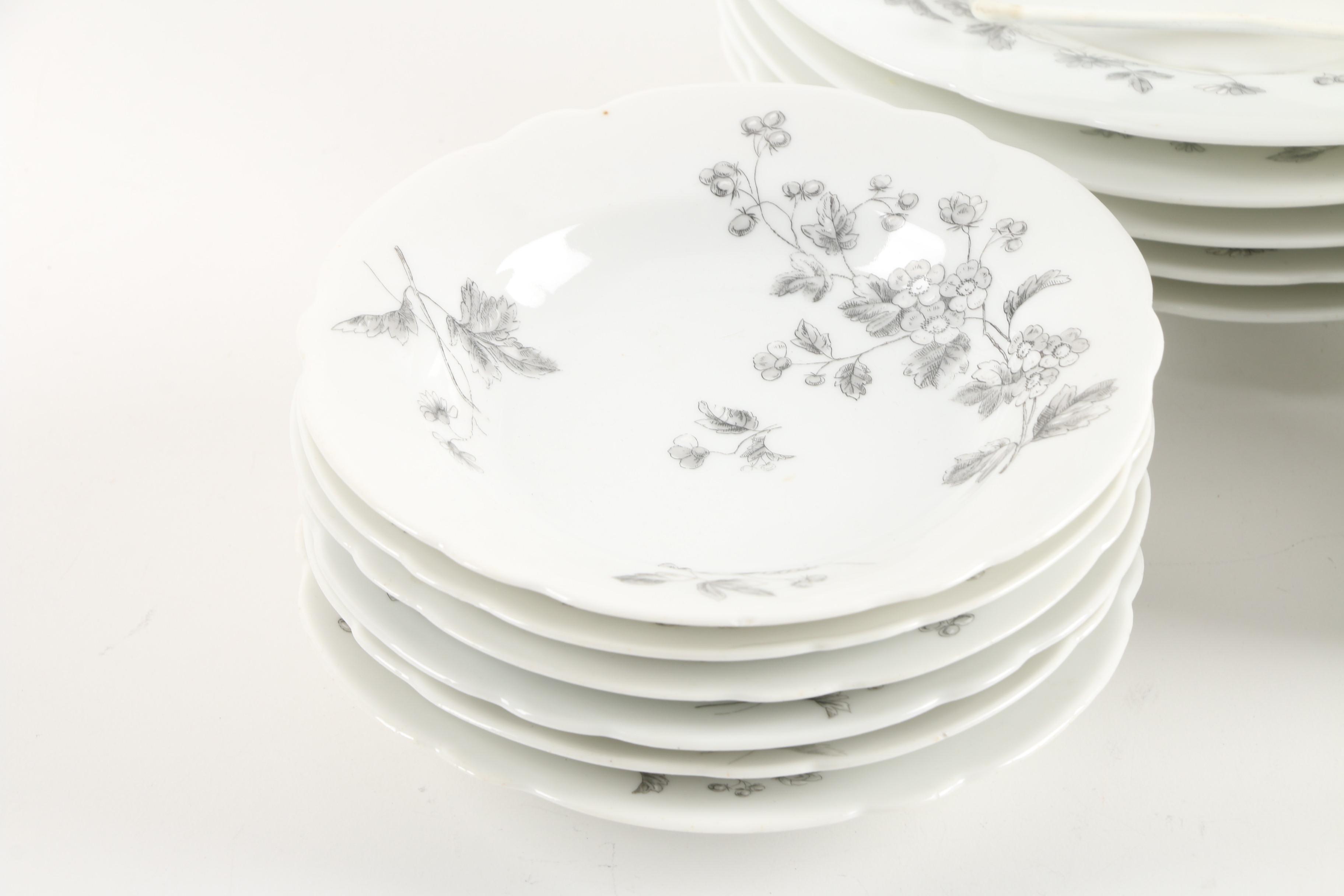 Antique Leonard Vienna Porcelain Tableware