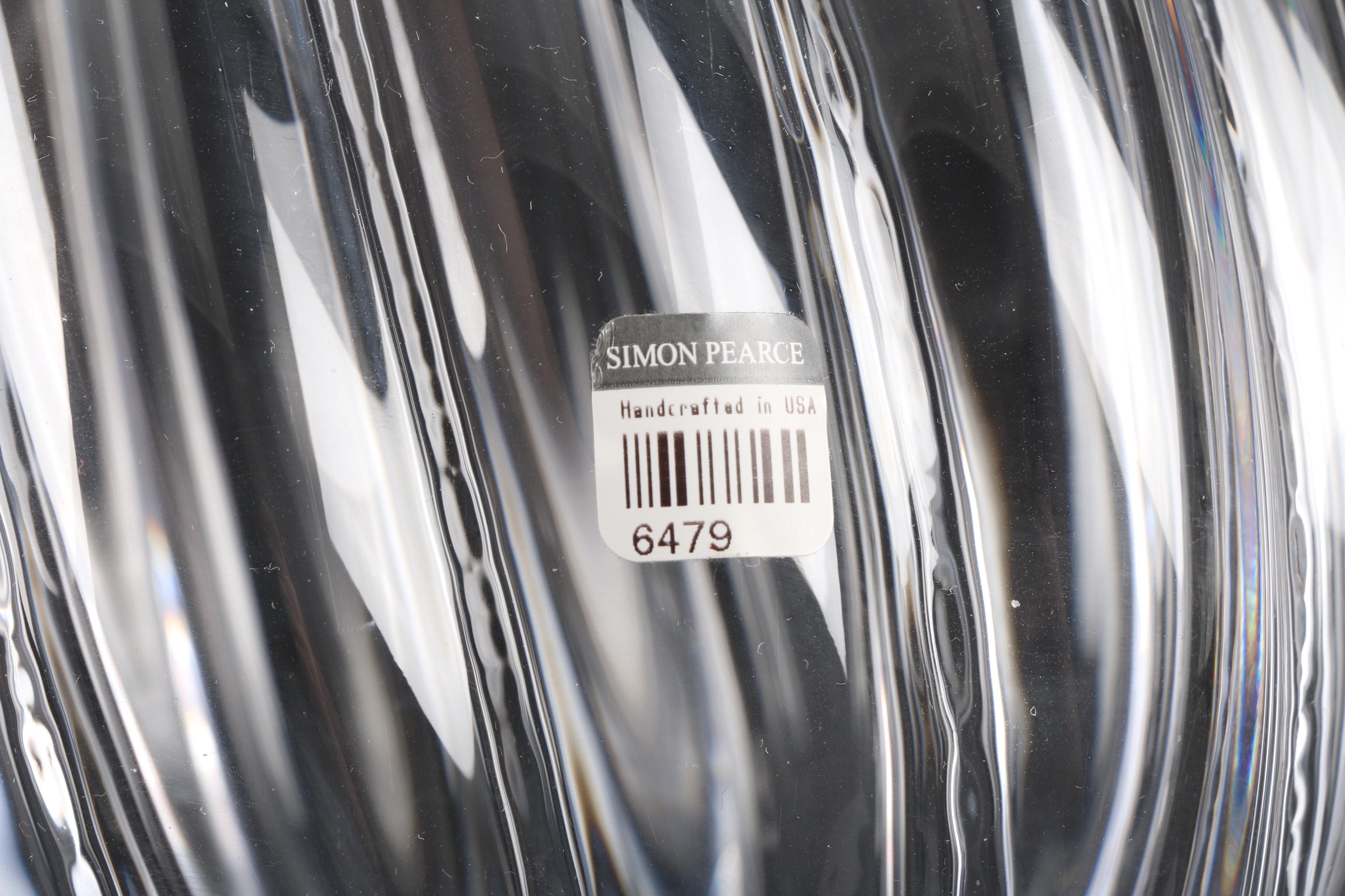 Simon Pearce "Devon" Glass Vase