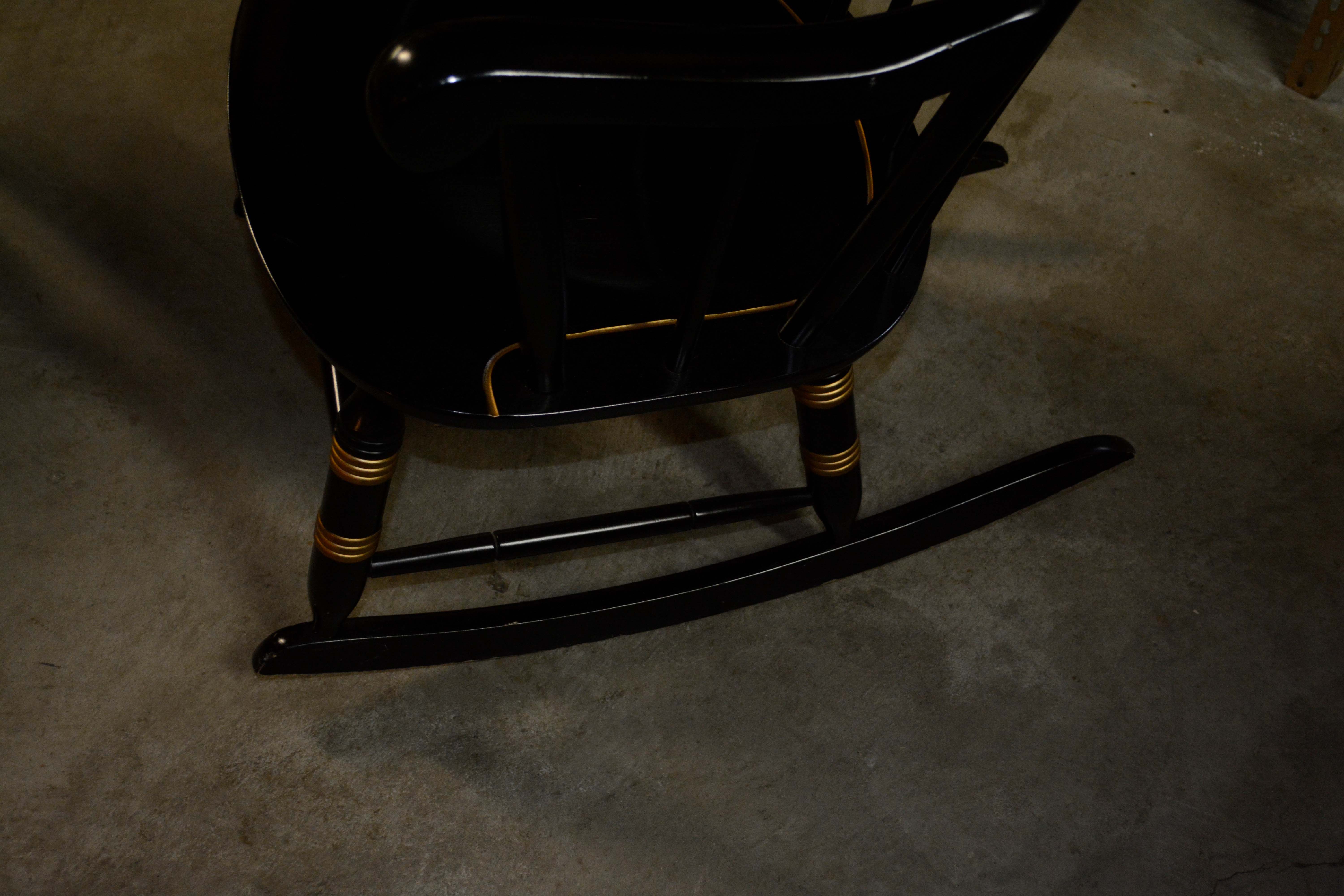 Vintage Harvard Rocking Chair by Nichols and Stone