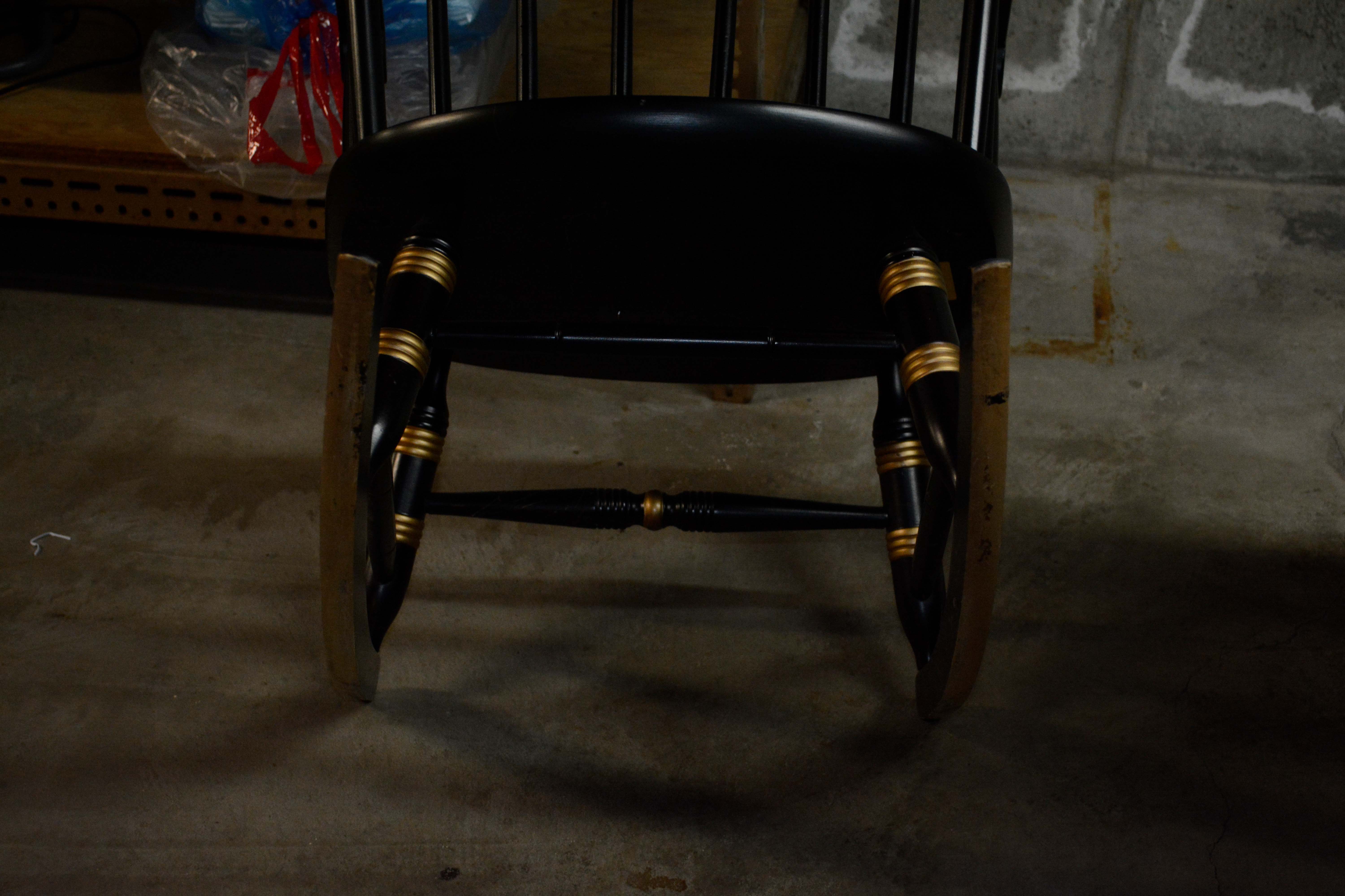 Vintage Harvard Rocking Chair by Nichols and Stone