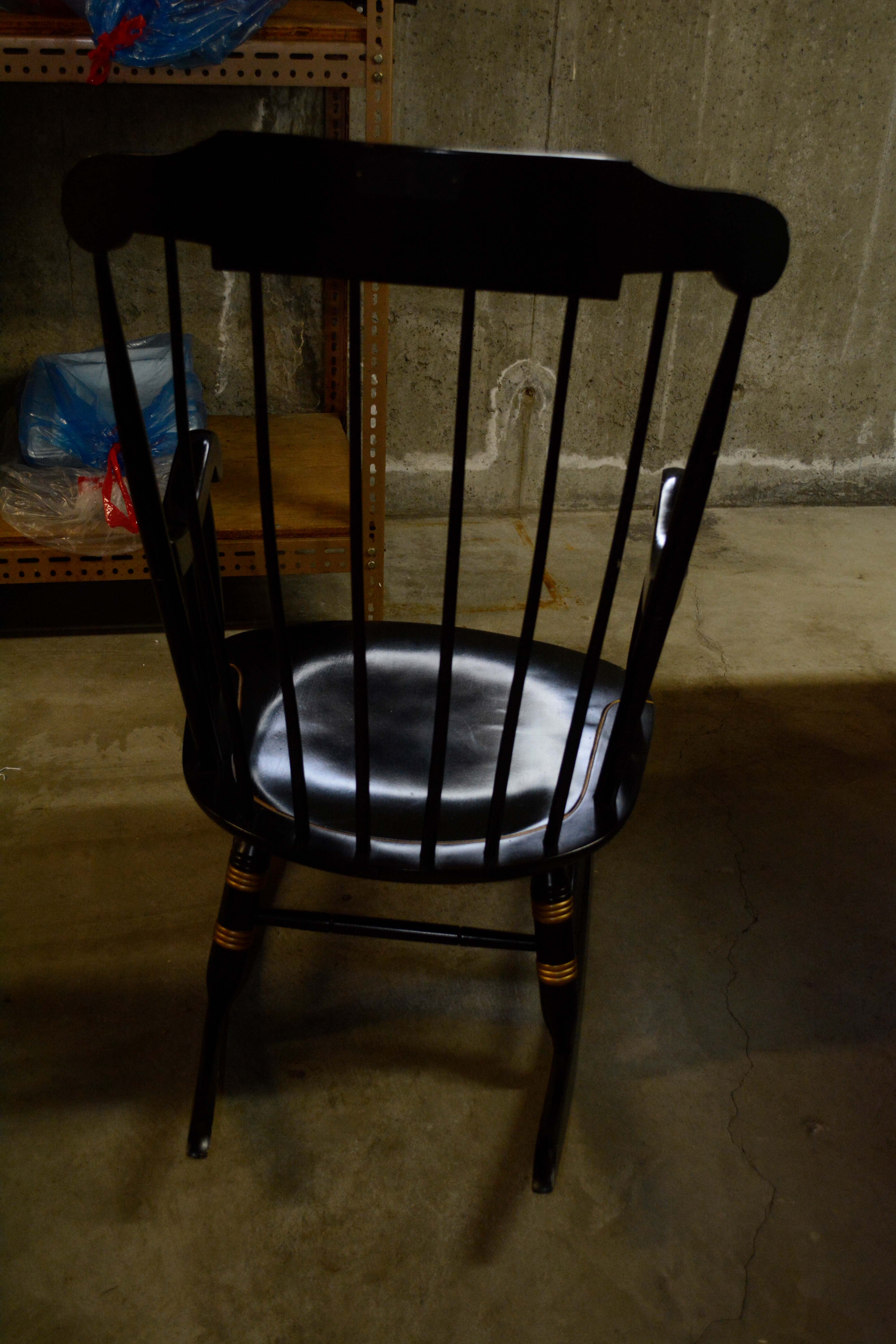 Vintage Harvard Rocking Chair by Nichols and Stone