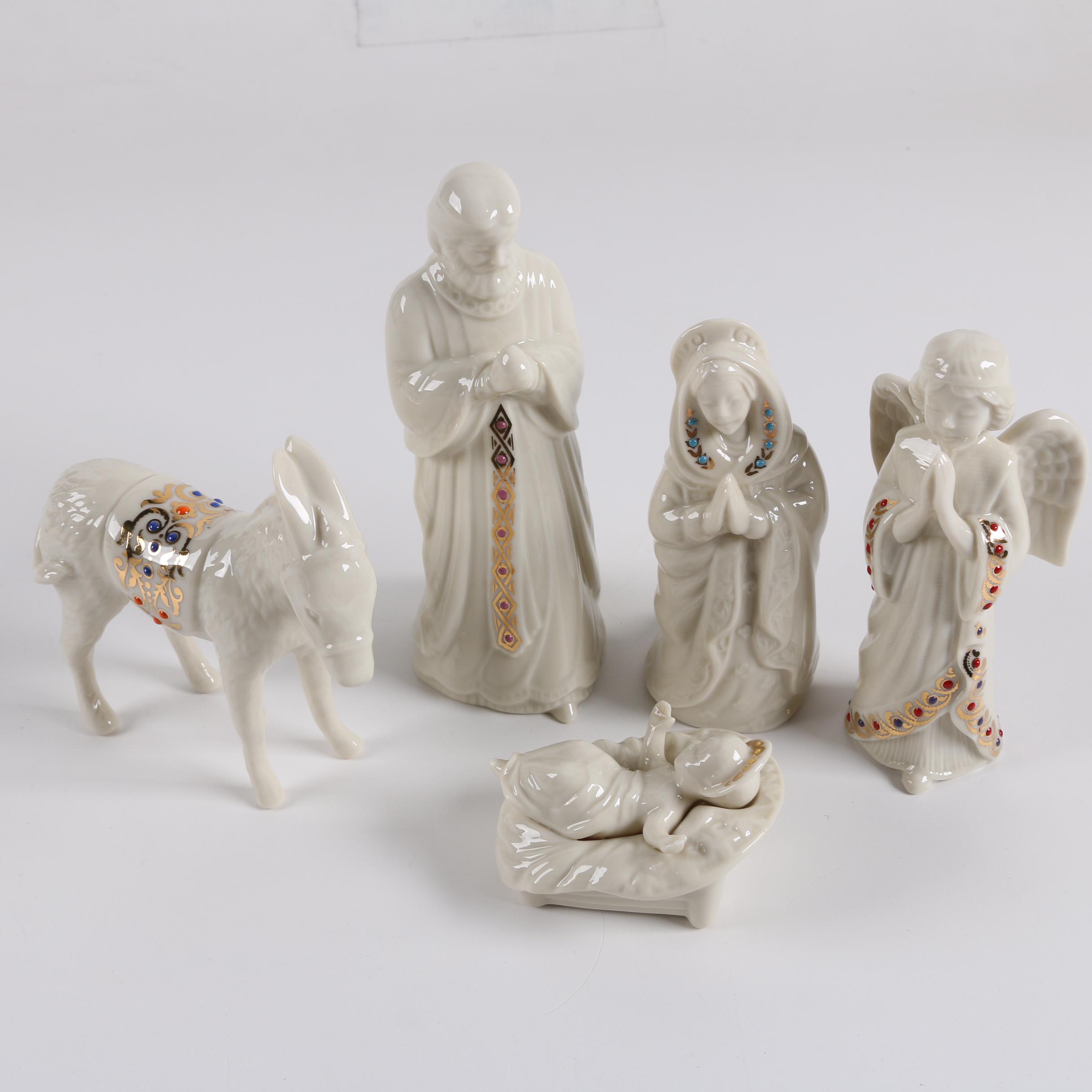 Lenox "China Jewels" Porcelain Nativity Figurines