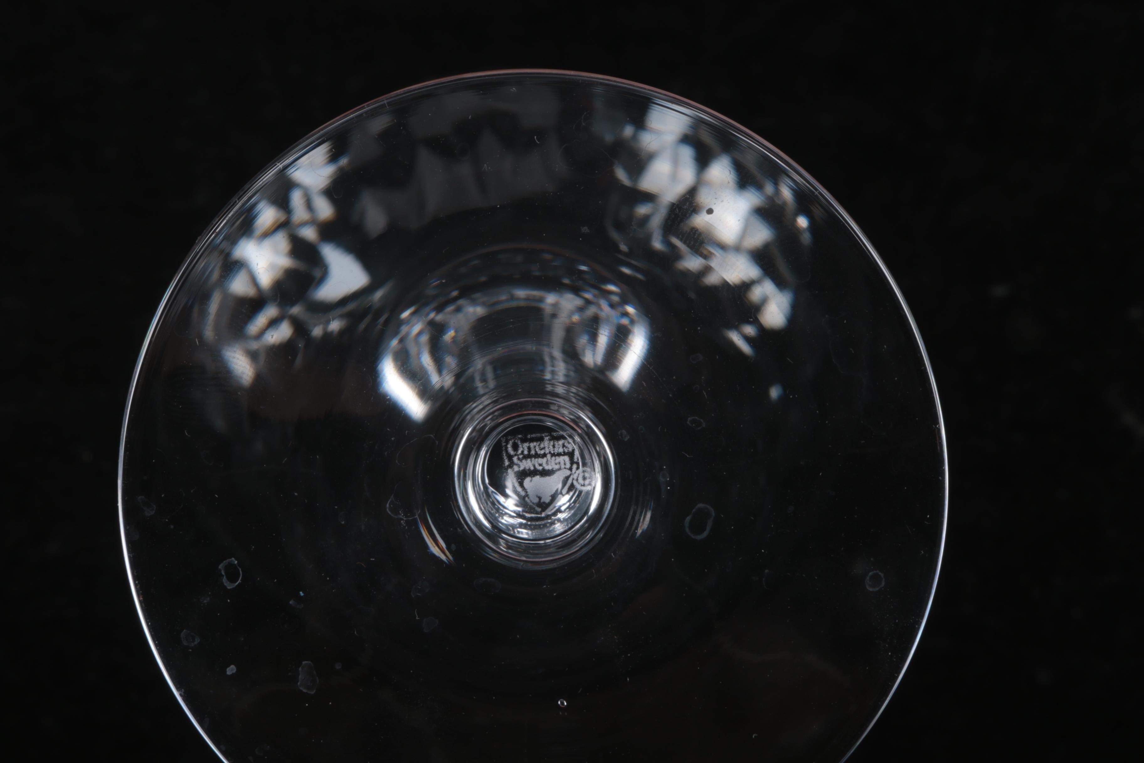 Rogaska "Galleria" and Orrefors "Prelude" Crystal Stemware