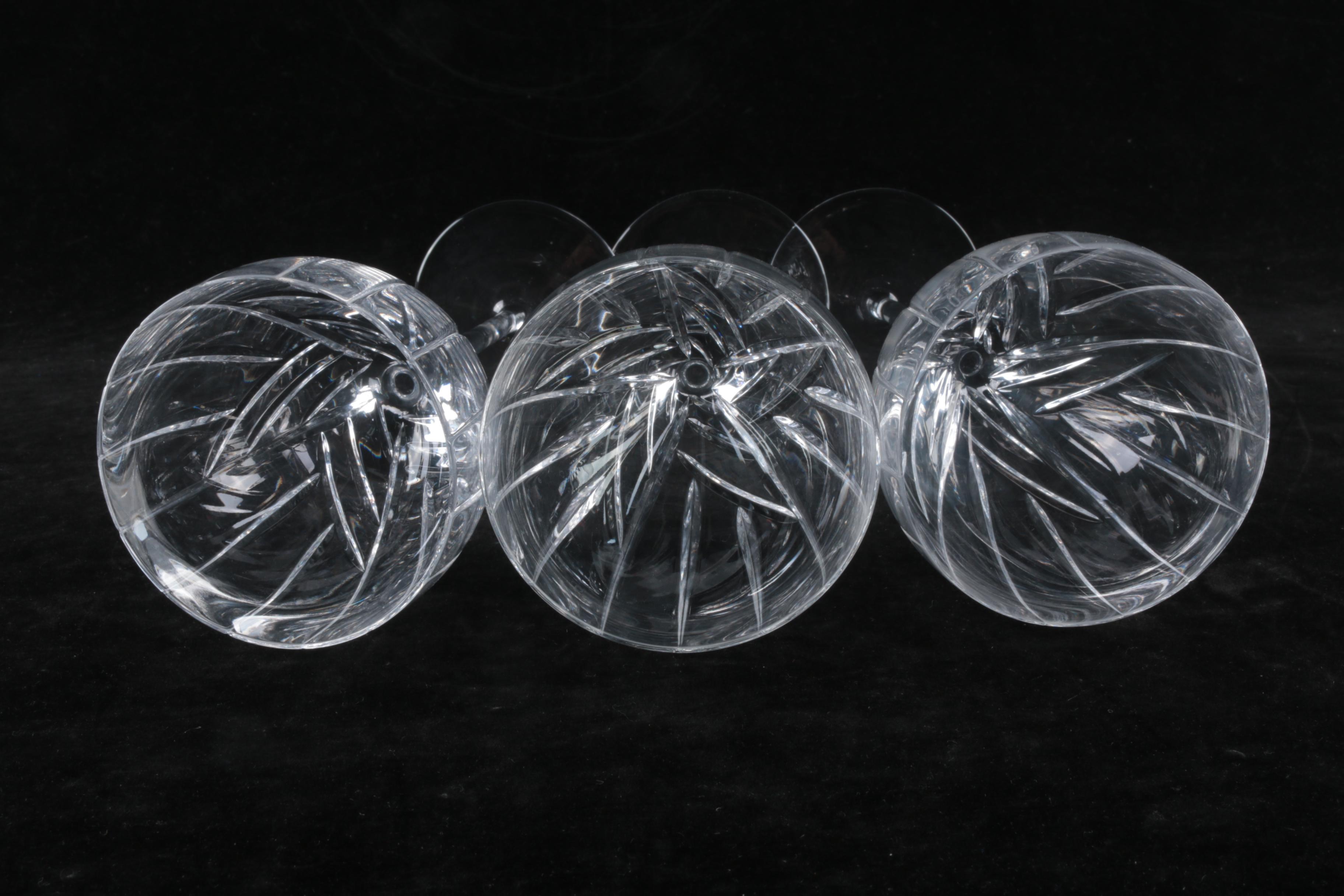 Rogaska "Galleria" and Orrefors "Prelude" Crystal Stemware