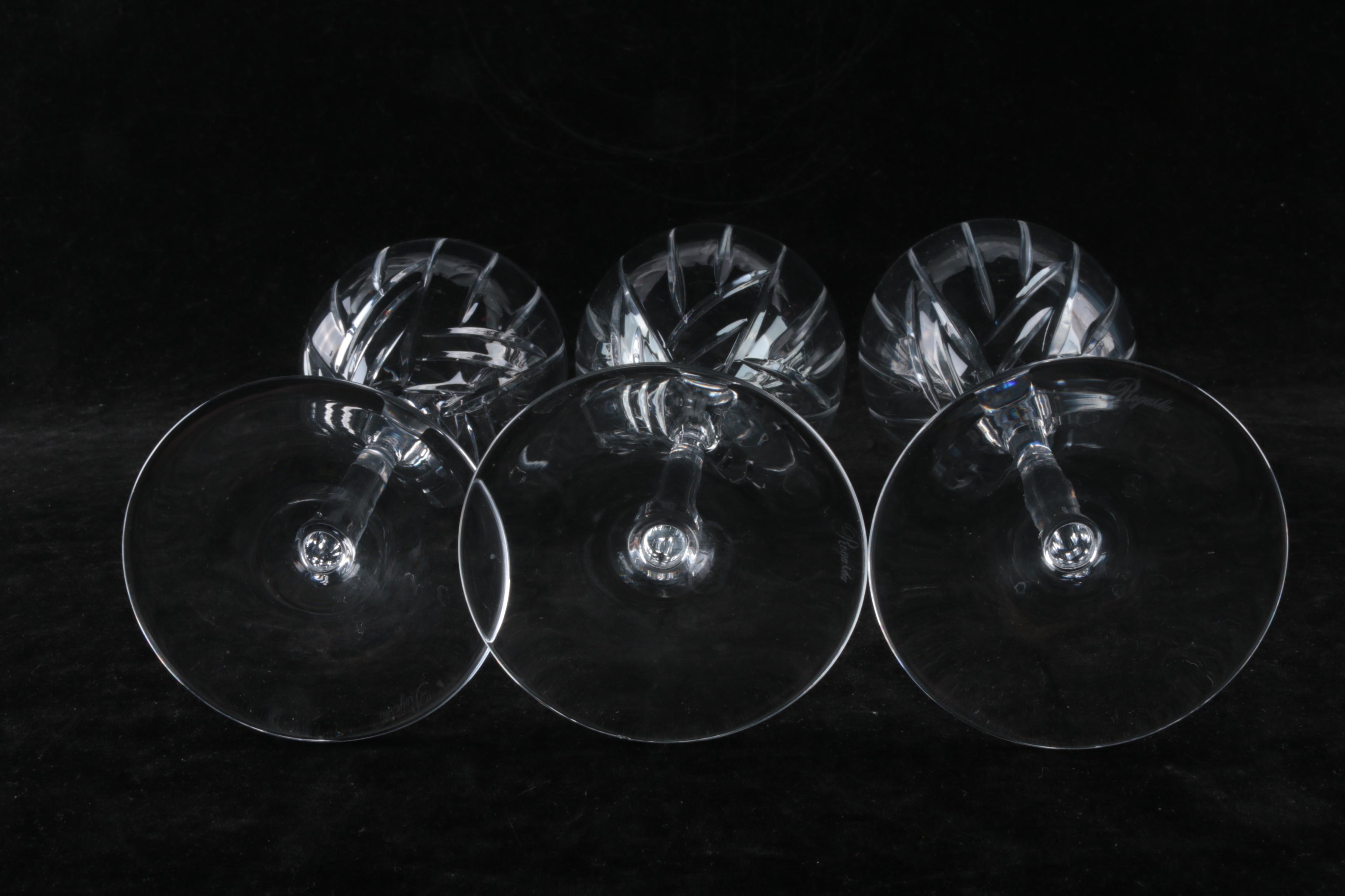 Rogaska "Galleria" and Orrefors "Prelude" Crystal Stemware