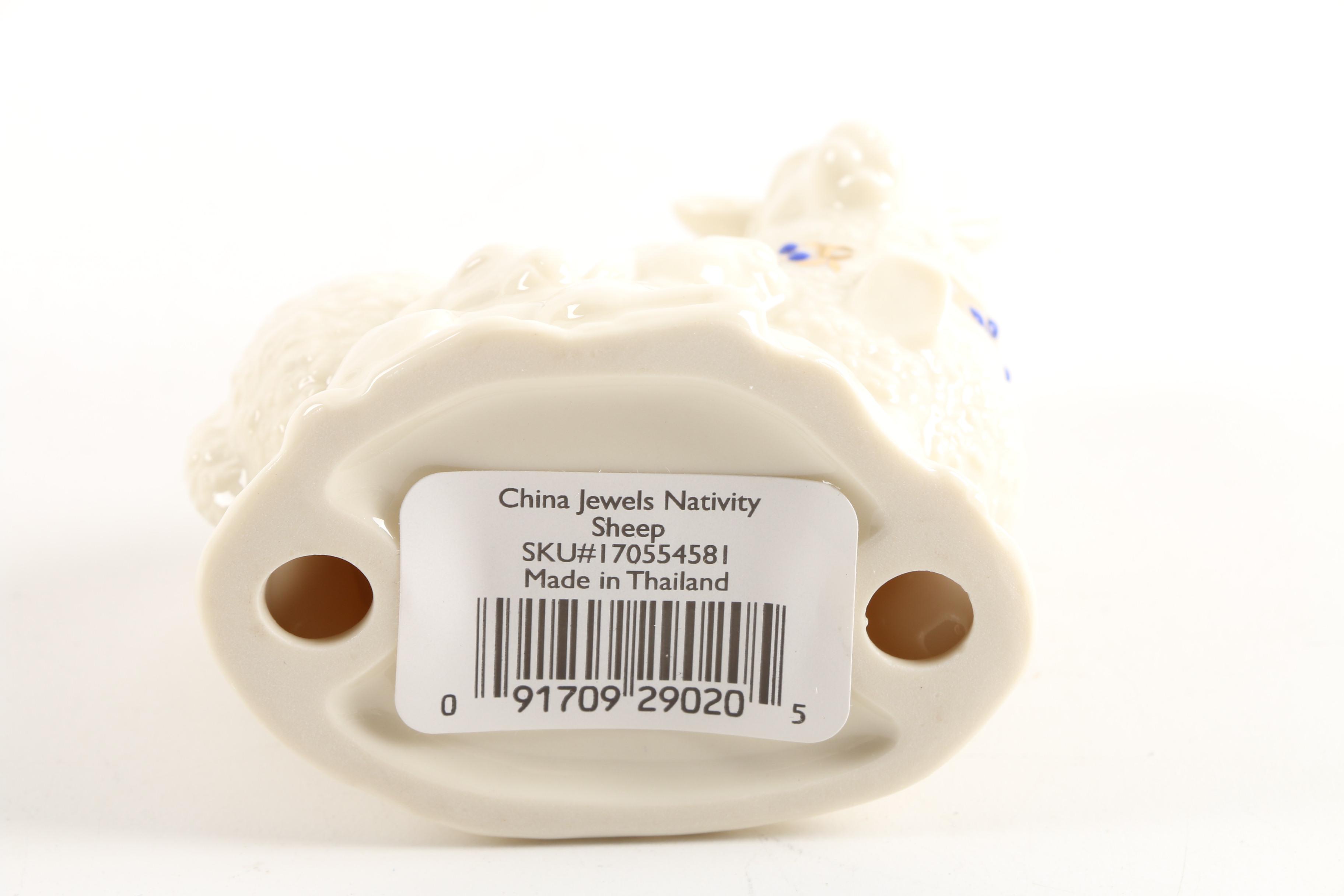 Lenox "China Jewels" Porcelain Nativity Figurines