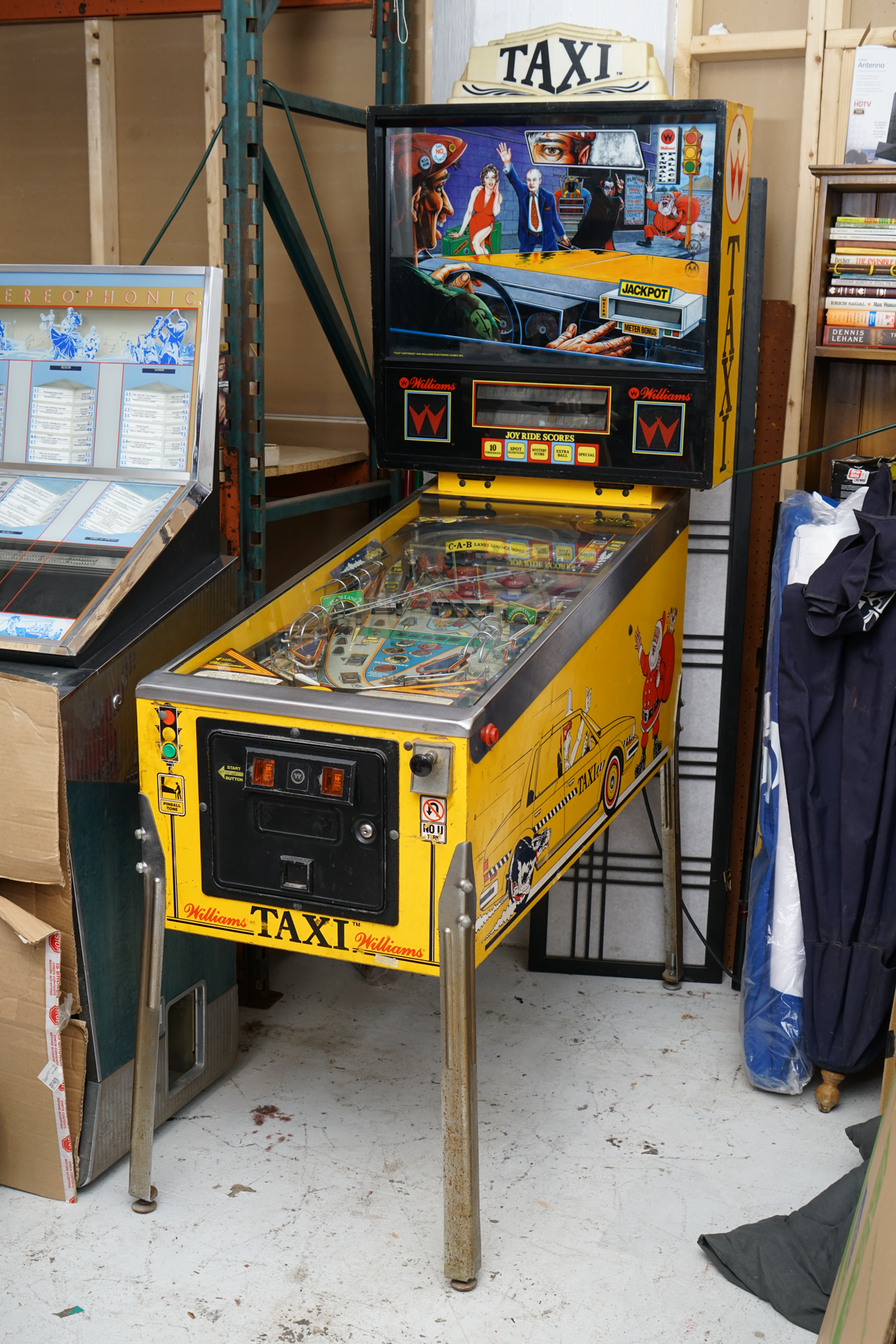 1988 Williams "Taxi" Pinball Machine