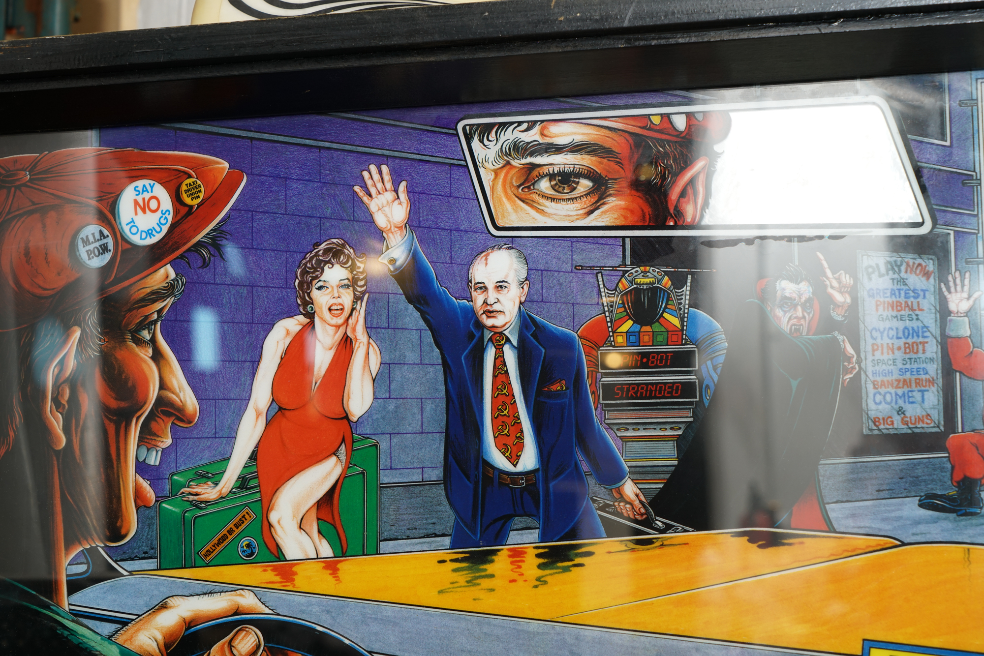 1988 Williams "Taxi" Pinball Machine