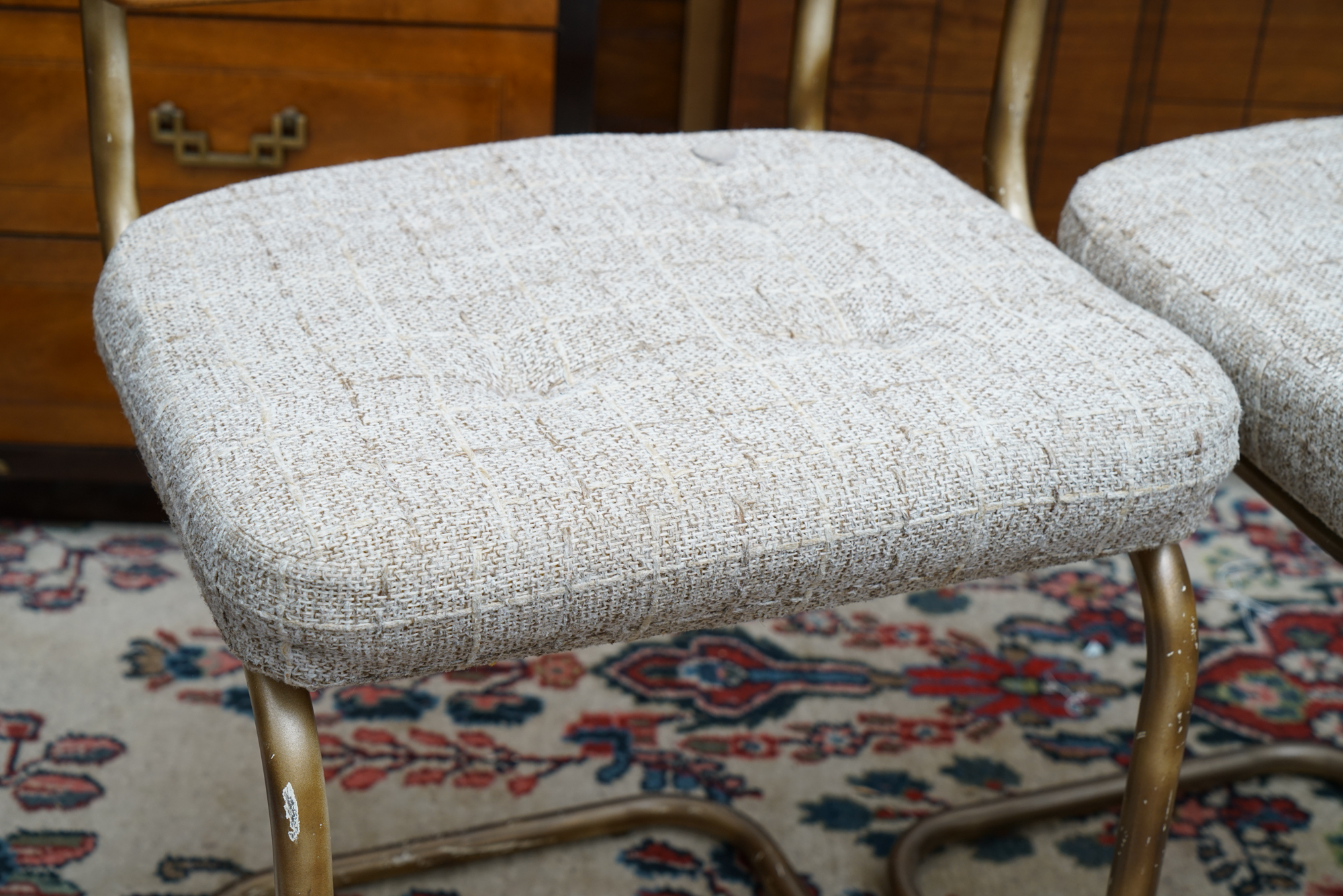 Upholstered Cantilever Counter-Height Seats