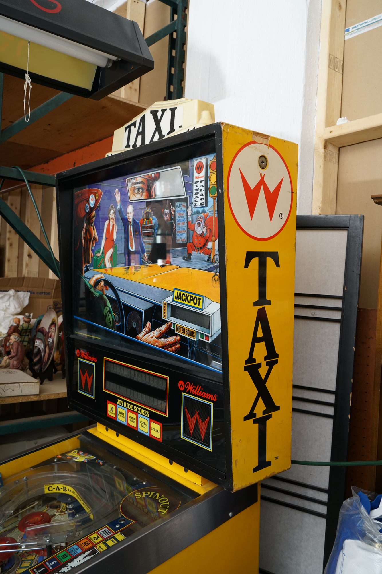 1988 Williams "Taxi" Pinball Machine