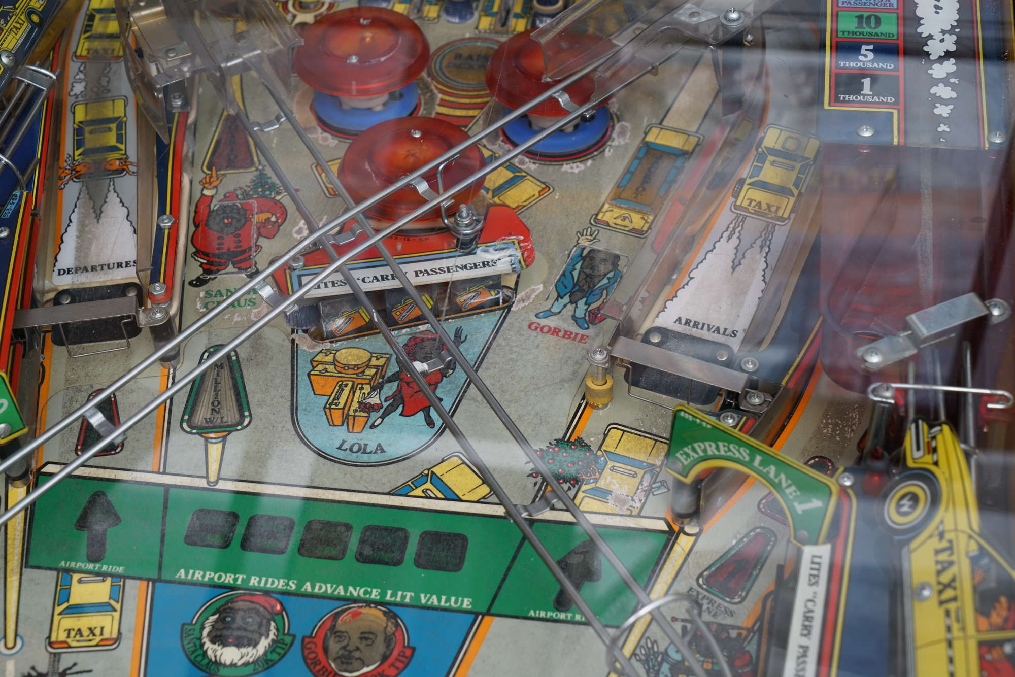 1988 Williams "Taxi" Pinball Machine