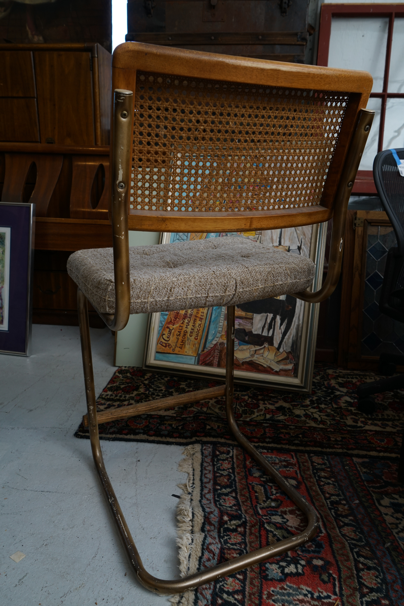 Upholstered Cantilever Counter-Height Seats