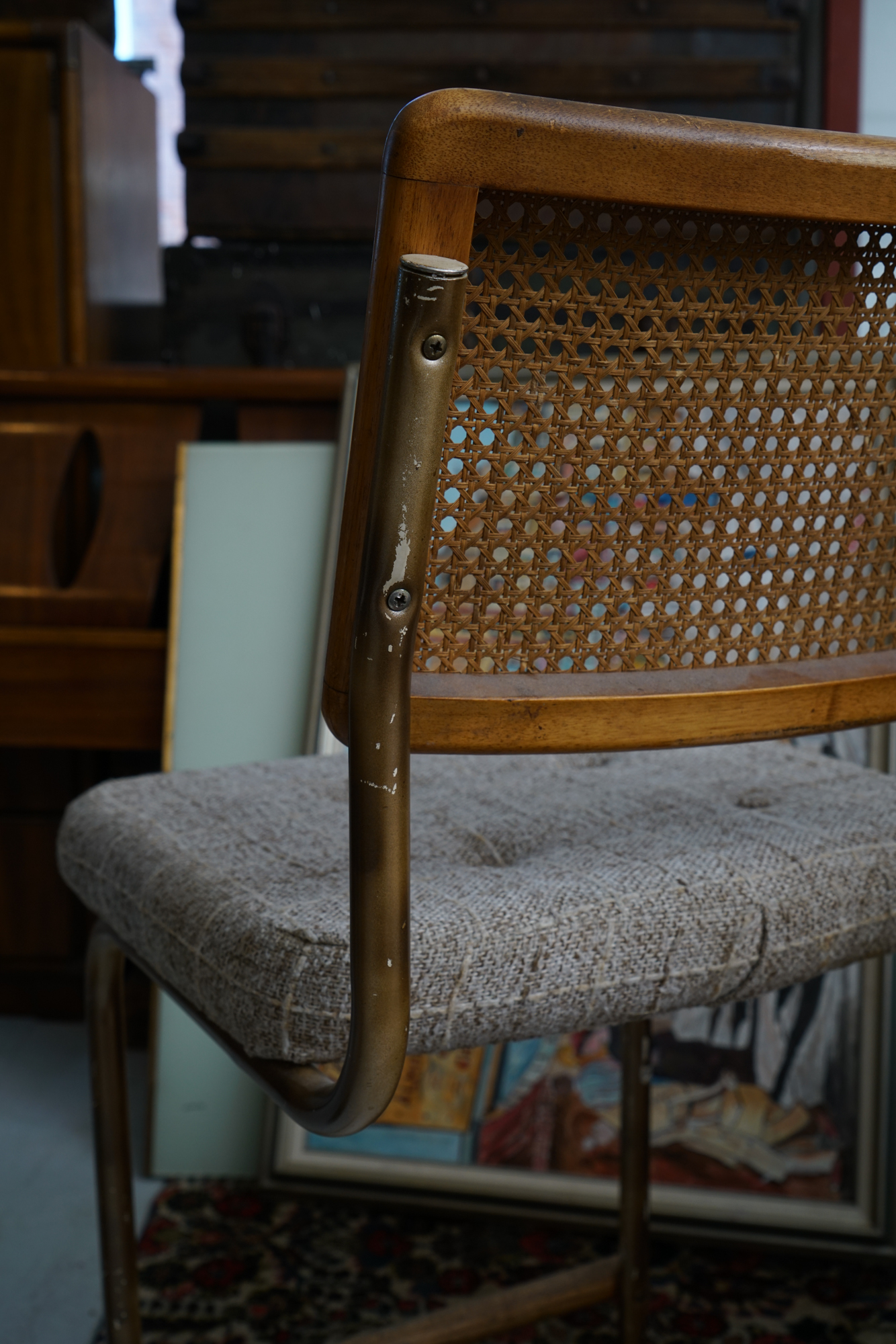 Upholstered Cantilever Counter-Height Seats