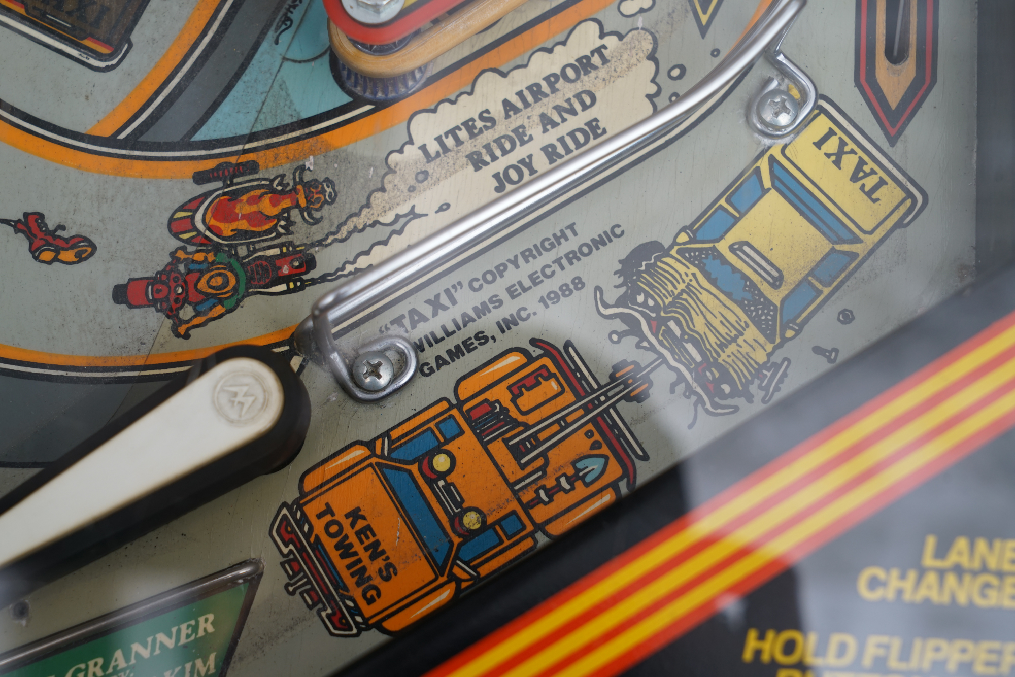 1988 Williams "Taxi" Pinball Machine