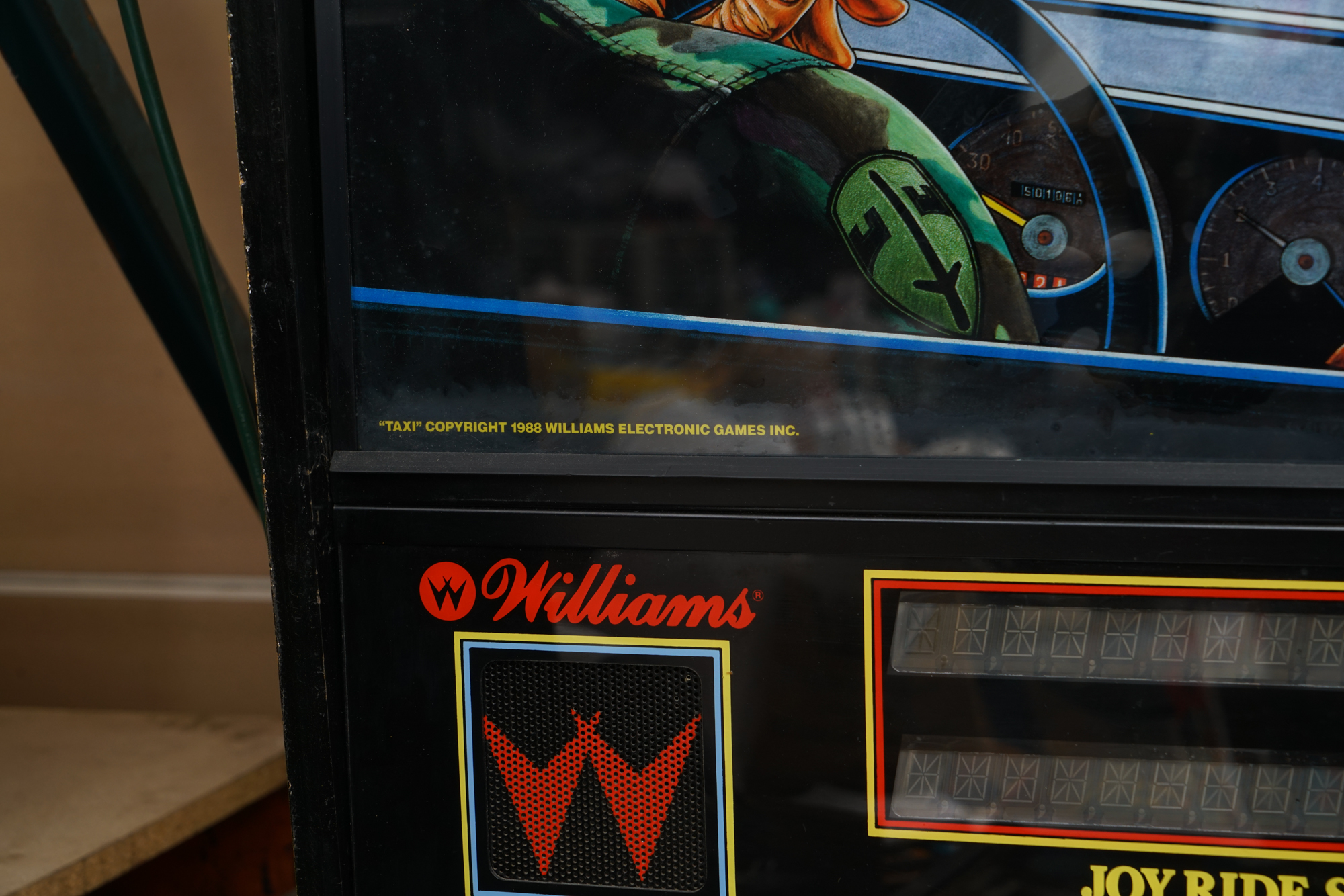 1988 Williams "Taxi" Pinball Machine