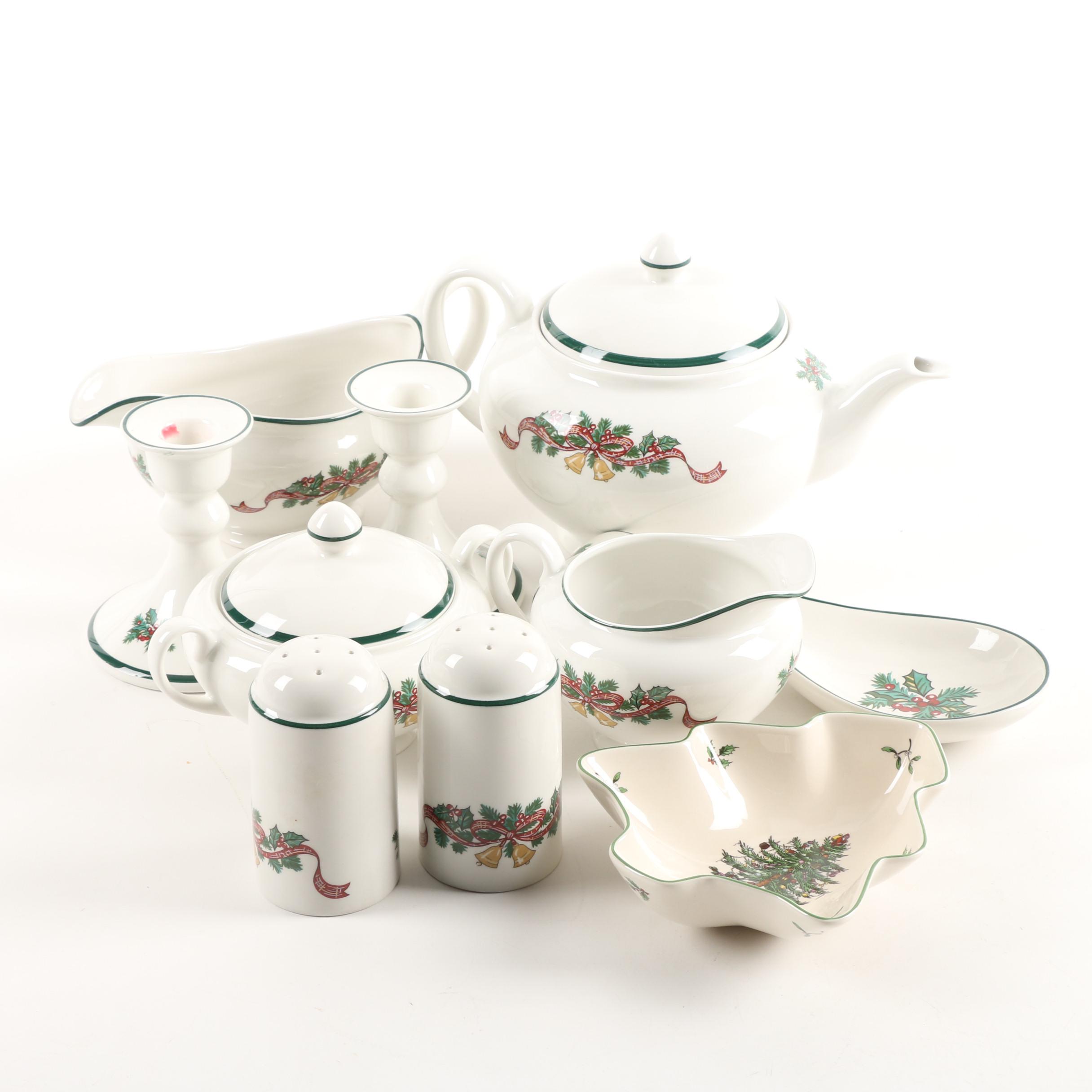 Johnson Brothers "Victorian Christmas" Serveware