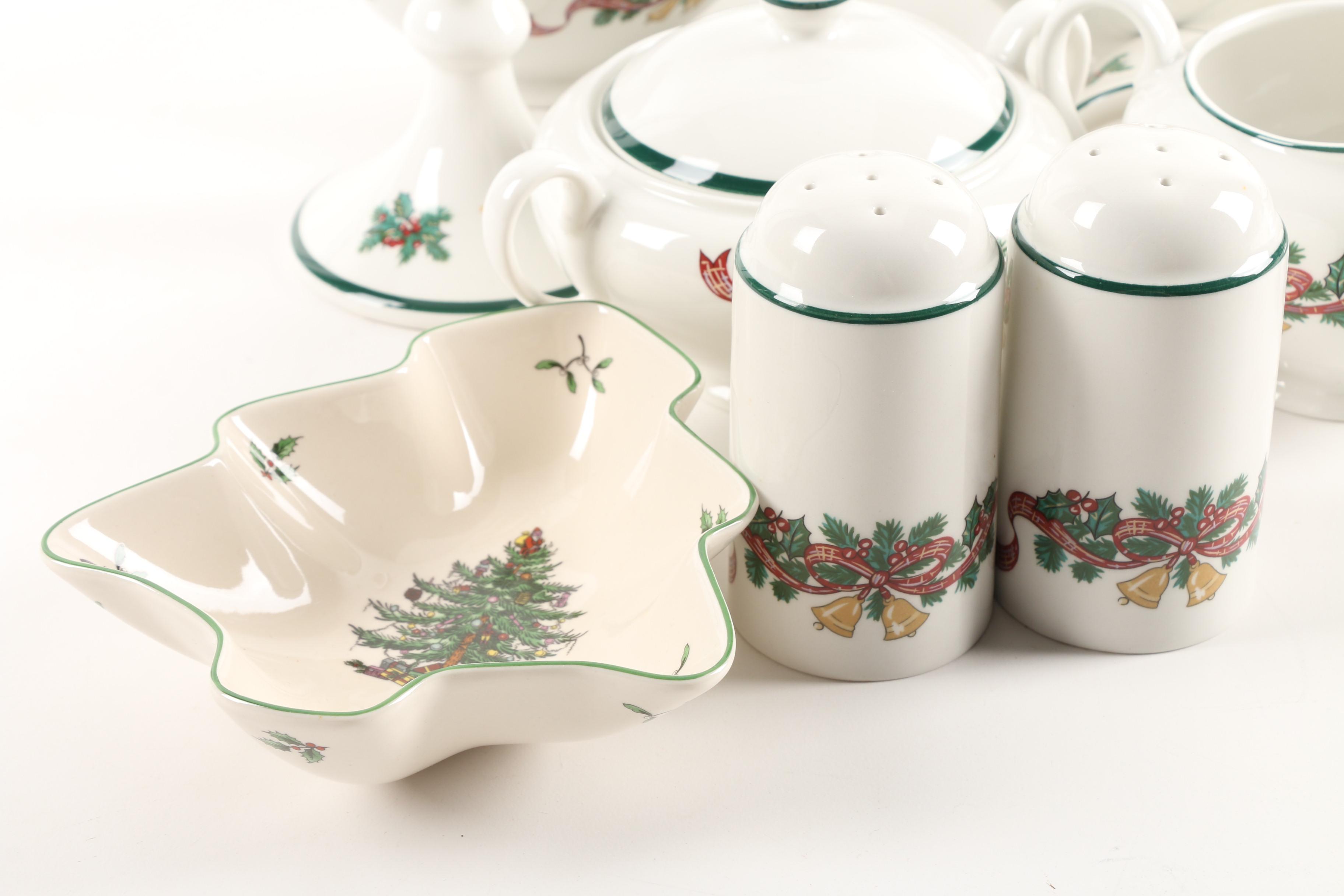 Johnson Brothers "Victorian Christmas" Serveware